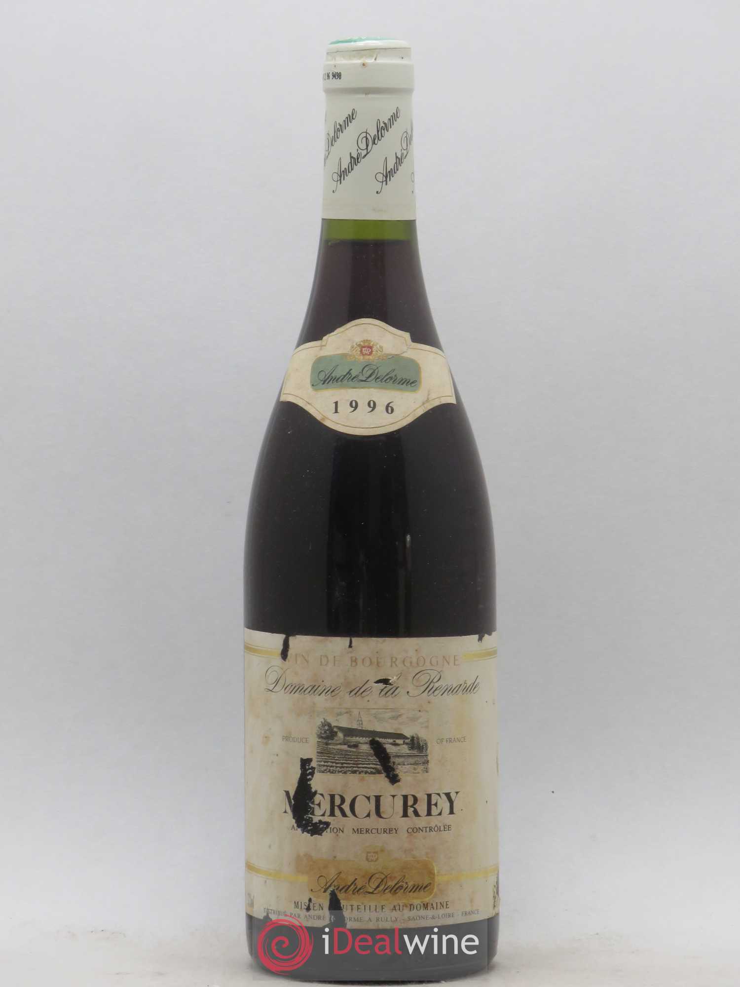Mercurey Domaine de la Renarde ADelorme 1996 - Posten von 1 Flasche - 0