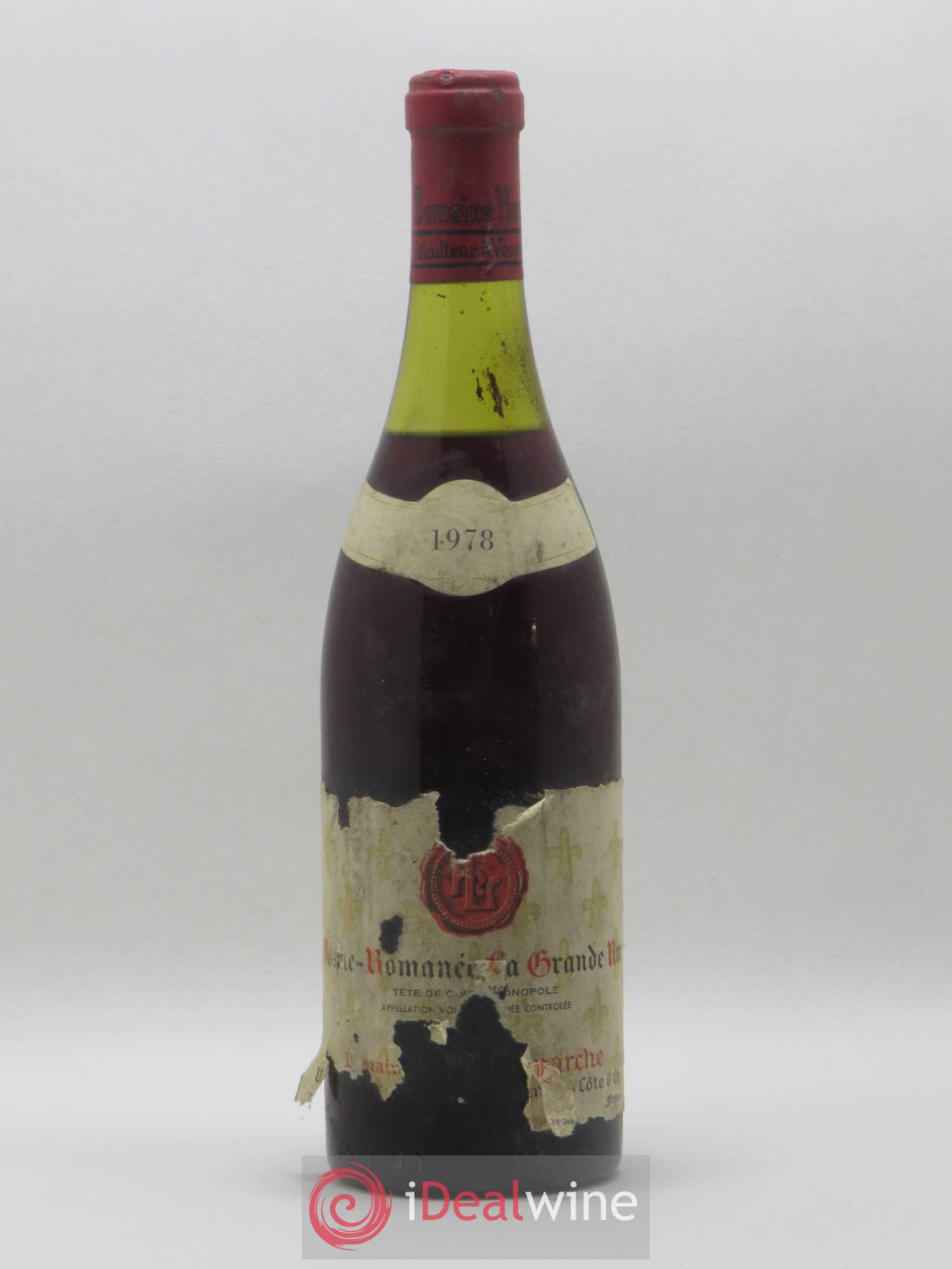 La Grande Rue Grand Cru Lamarche (Domaine) 1978 - Lot de 1 bouteille - 0