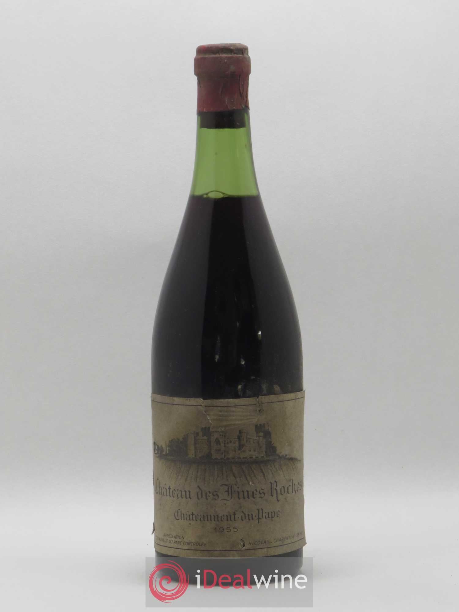 Châteauneuf-du-Pape Les Fines Roches 1955 - Lot de 1 bouteille - 0