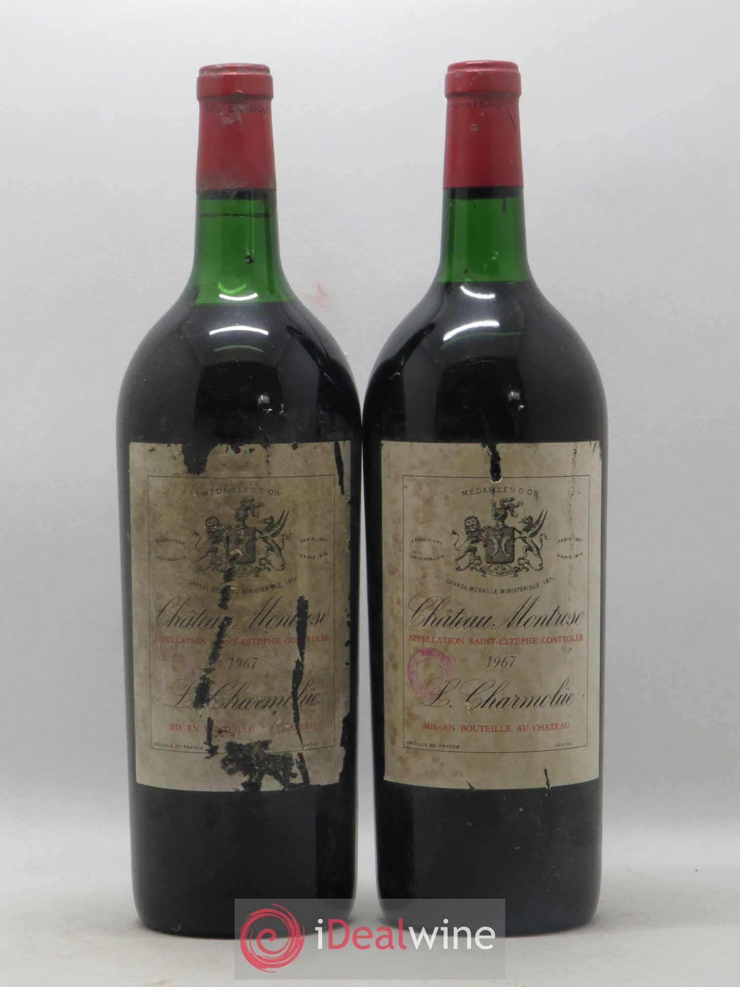 Château Montrose 2ème Grand Cru Classé 1967 - Lot de 2 magnums - 0