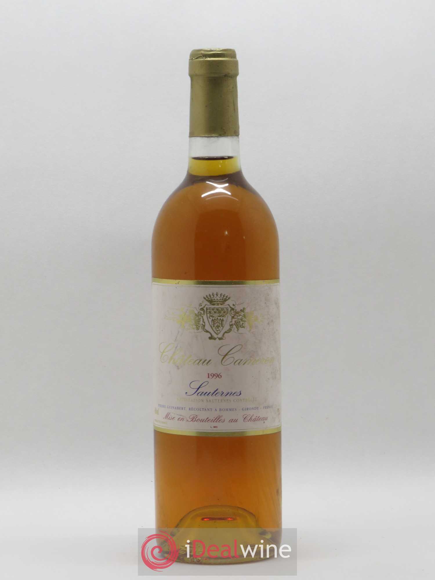 Sauternes Château Cameron 1996 - Posten von 1 Flasche - 0