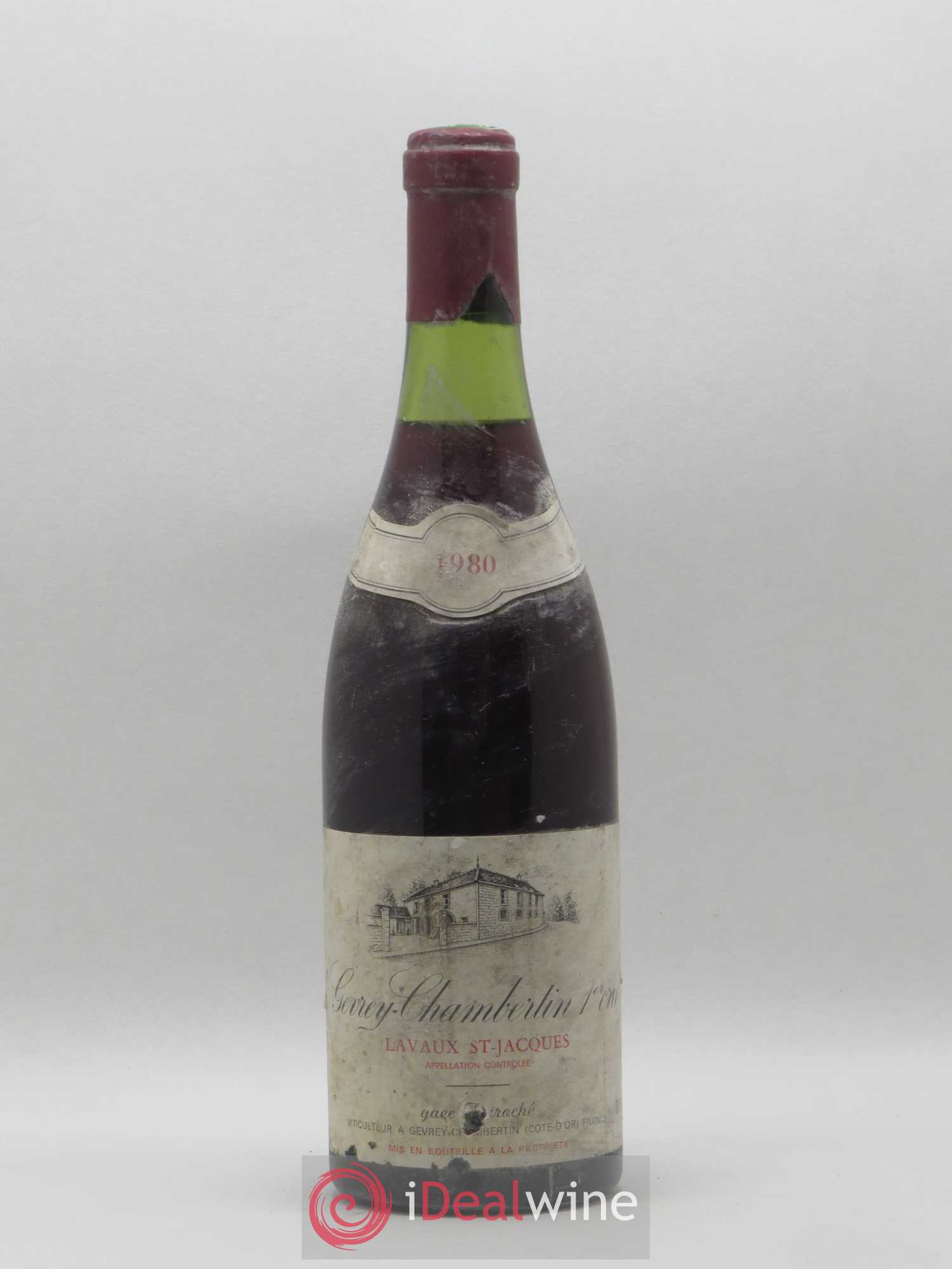 Gevrey-Chambertin 1er Cru Lavaut Saint Jacques Duroché (Domaine) 1980 - Lot de 1 bouteille - 0