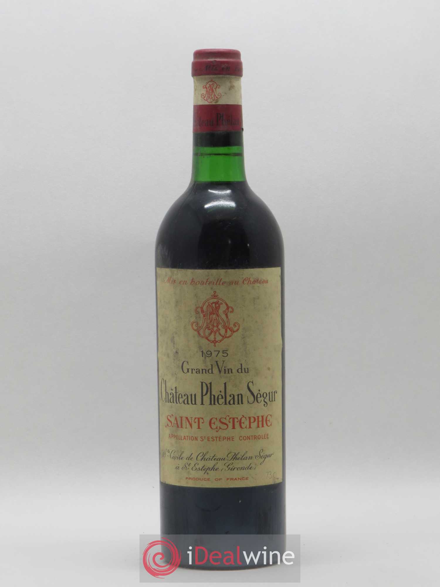 Château Phélan Ségur 1975 - Lot de 1 bouteille - 0