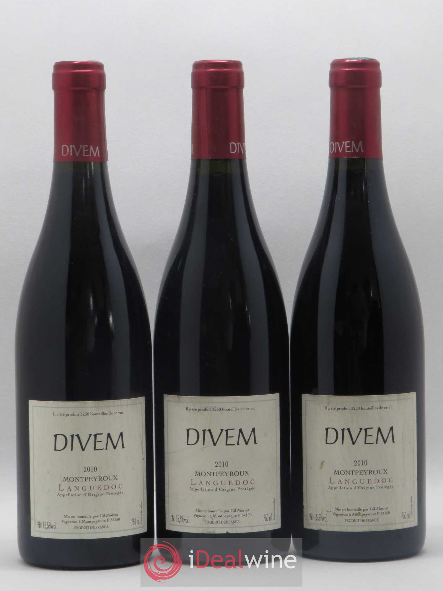 Languedoc Montpeyroux Divem 2010 - Posten von 3 Flaschen - 0