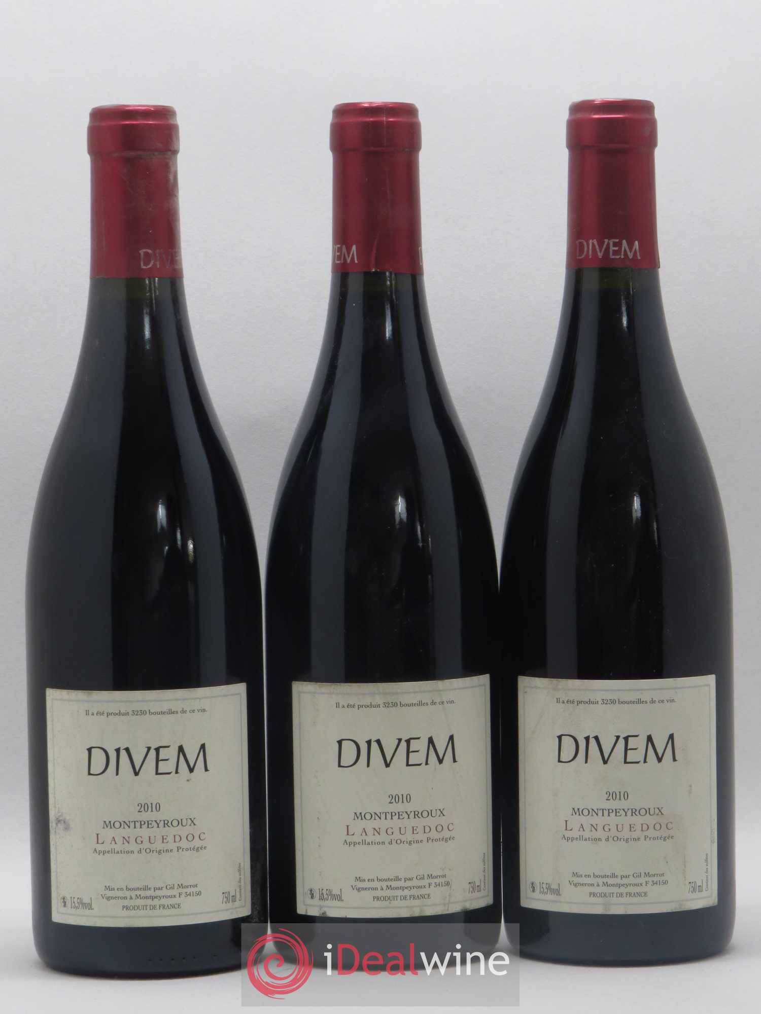 Languedoc Montpeyroux Divem 2010 - Posten von 3 Flaschen - 0