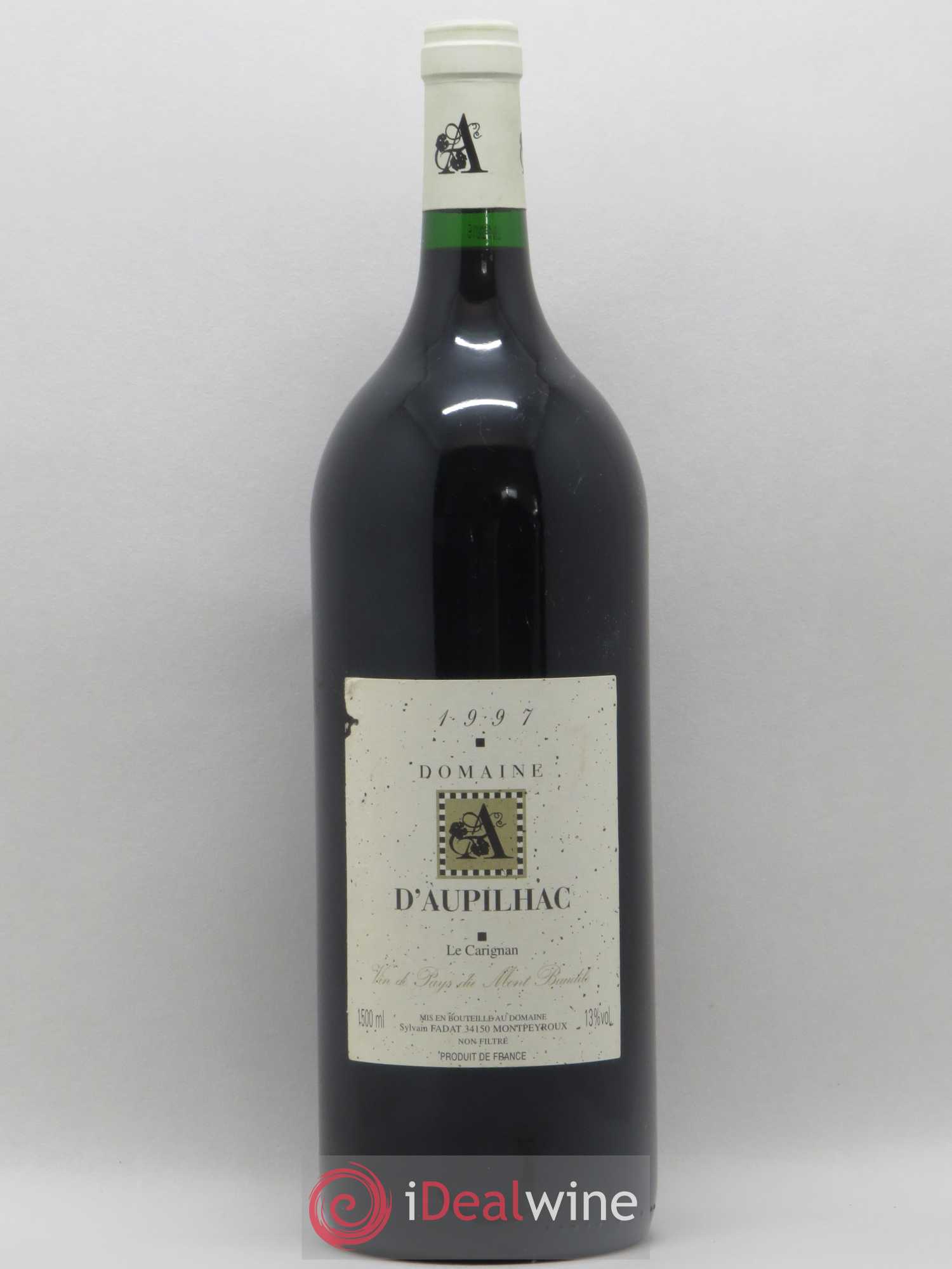 Languedoc Vin de pays du Mont Baudile Le Carignan Domaine D'Auphilhac 1997 - Posten von 1 Magnum - 0