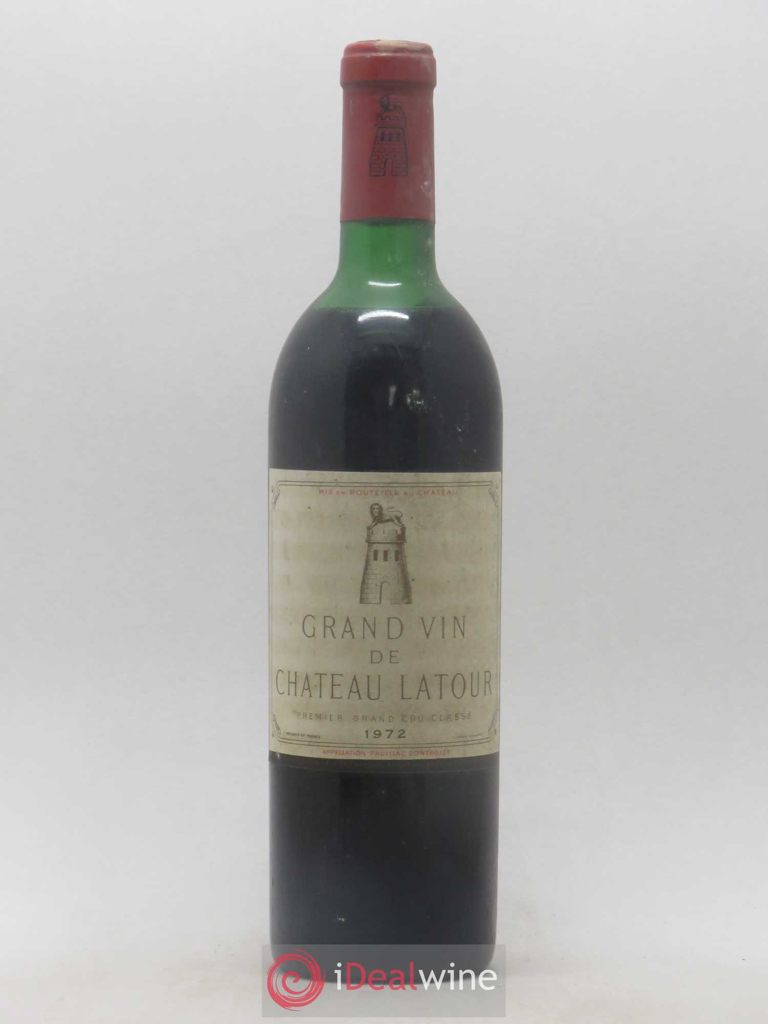 Château Latour 1er Grand Cru Classé 1972 - Lot de 1 bouteille - 0