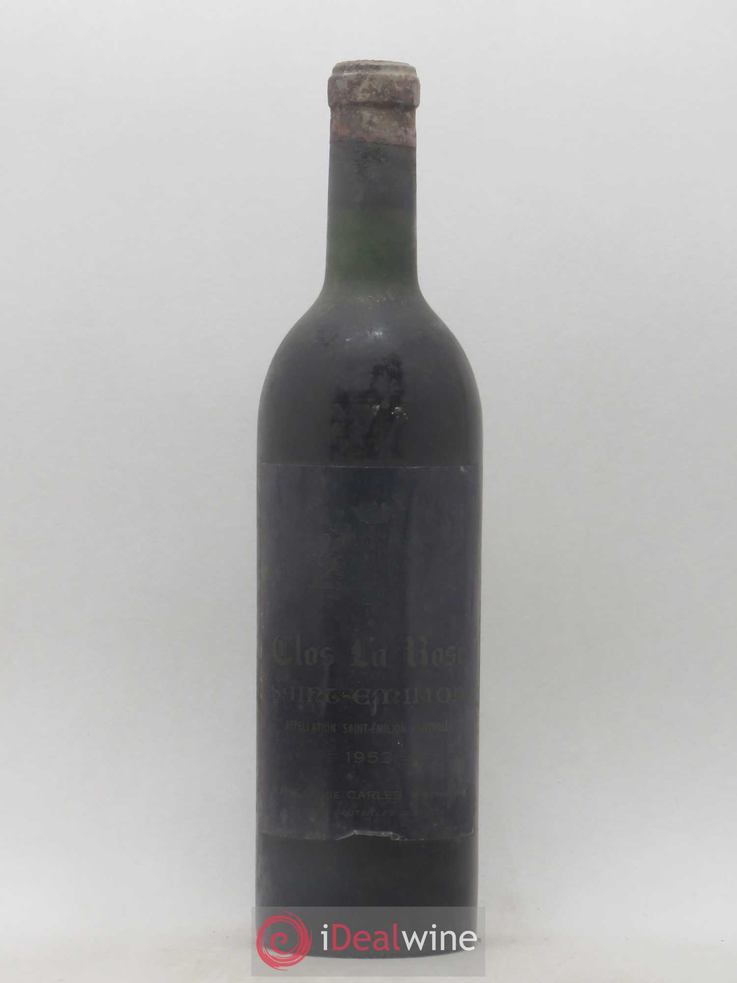 Saint-Émilion Clos La Rose 1953 - Posten von 1 Flasche - 0