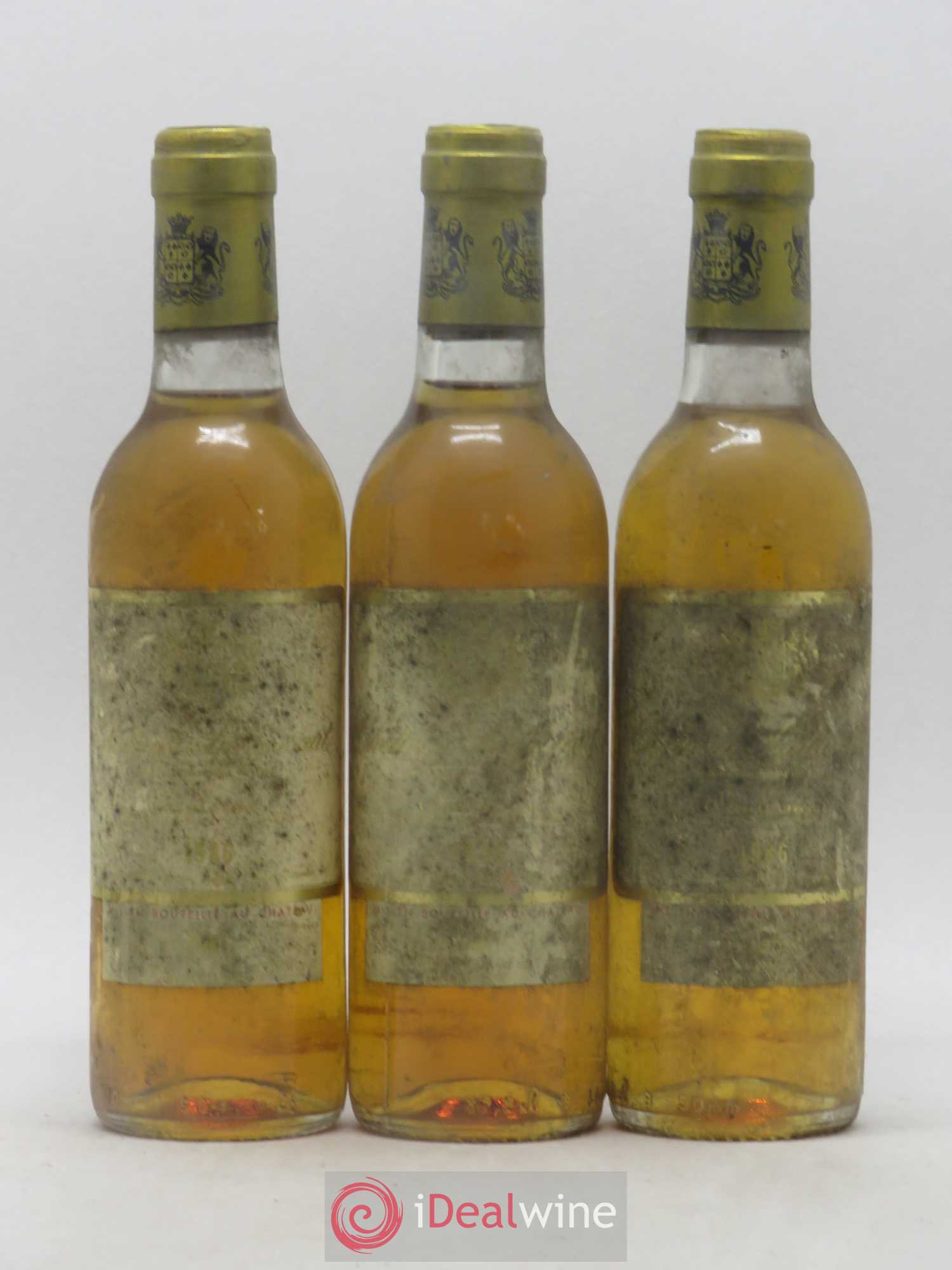 Château Suduiraut 1er Grand Cru Classé 1986 - Posten von 6 Demi-Flaschen - 2