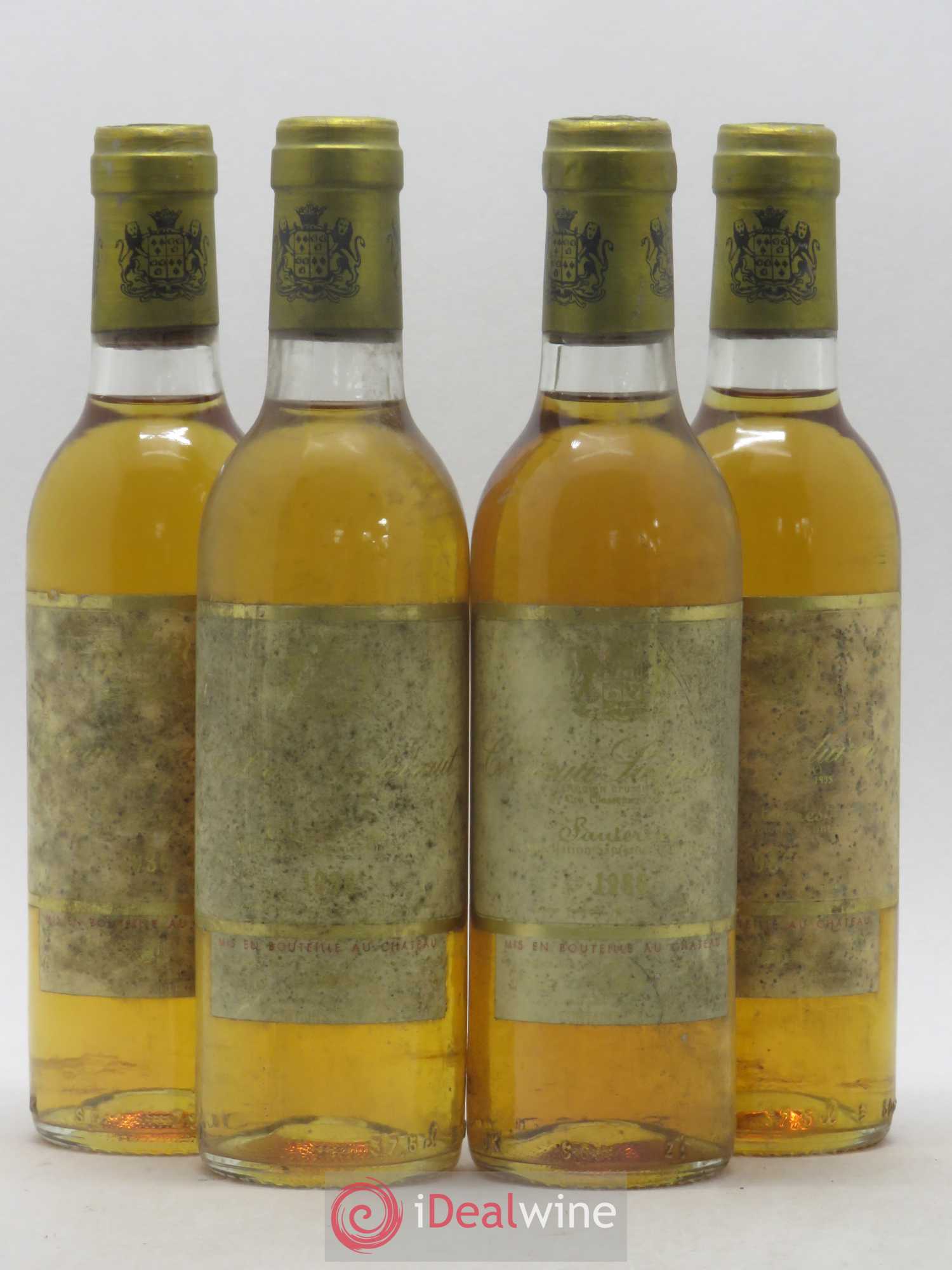 Château Suduiraut 1er Grand Cru Classé 1986 - Posten von 4 Demi-Flaschen - 0