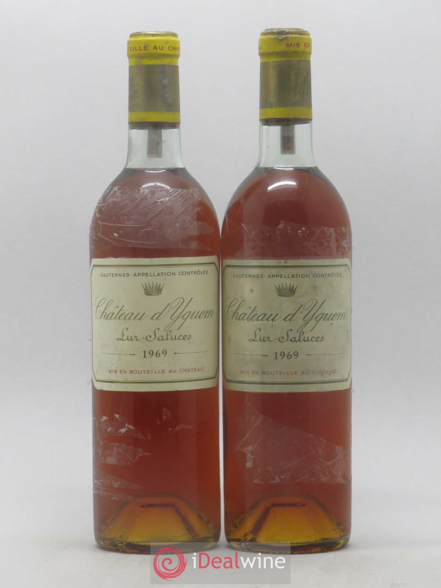 Château d' Yquem 1er Cru Classé Supérieur 1969 - Lotto di 2 bottiglie - 0