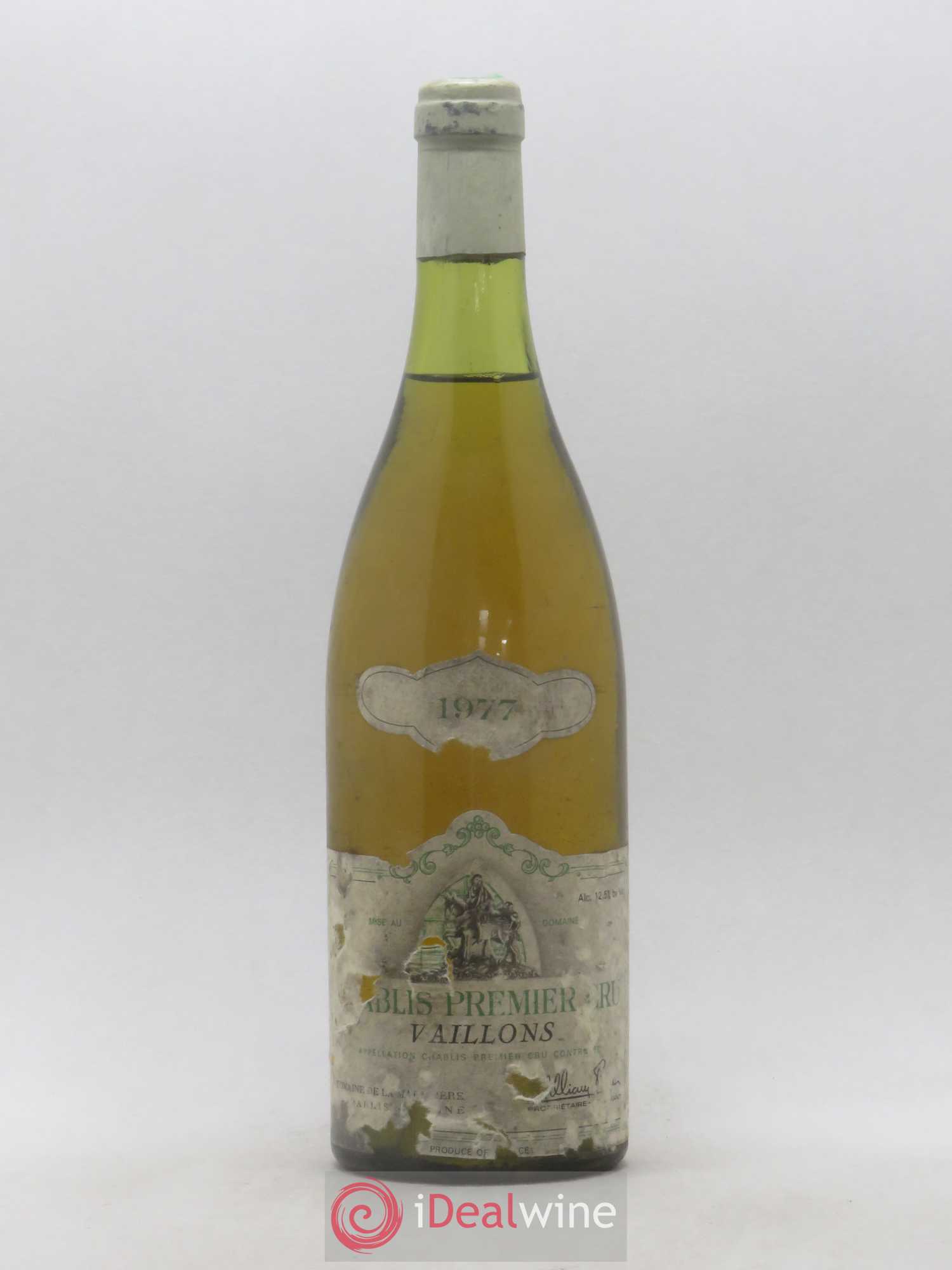 Chablis 1er Cru Vaillons 1977 - Posten von 1 Flasche - 0