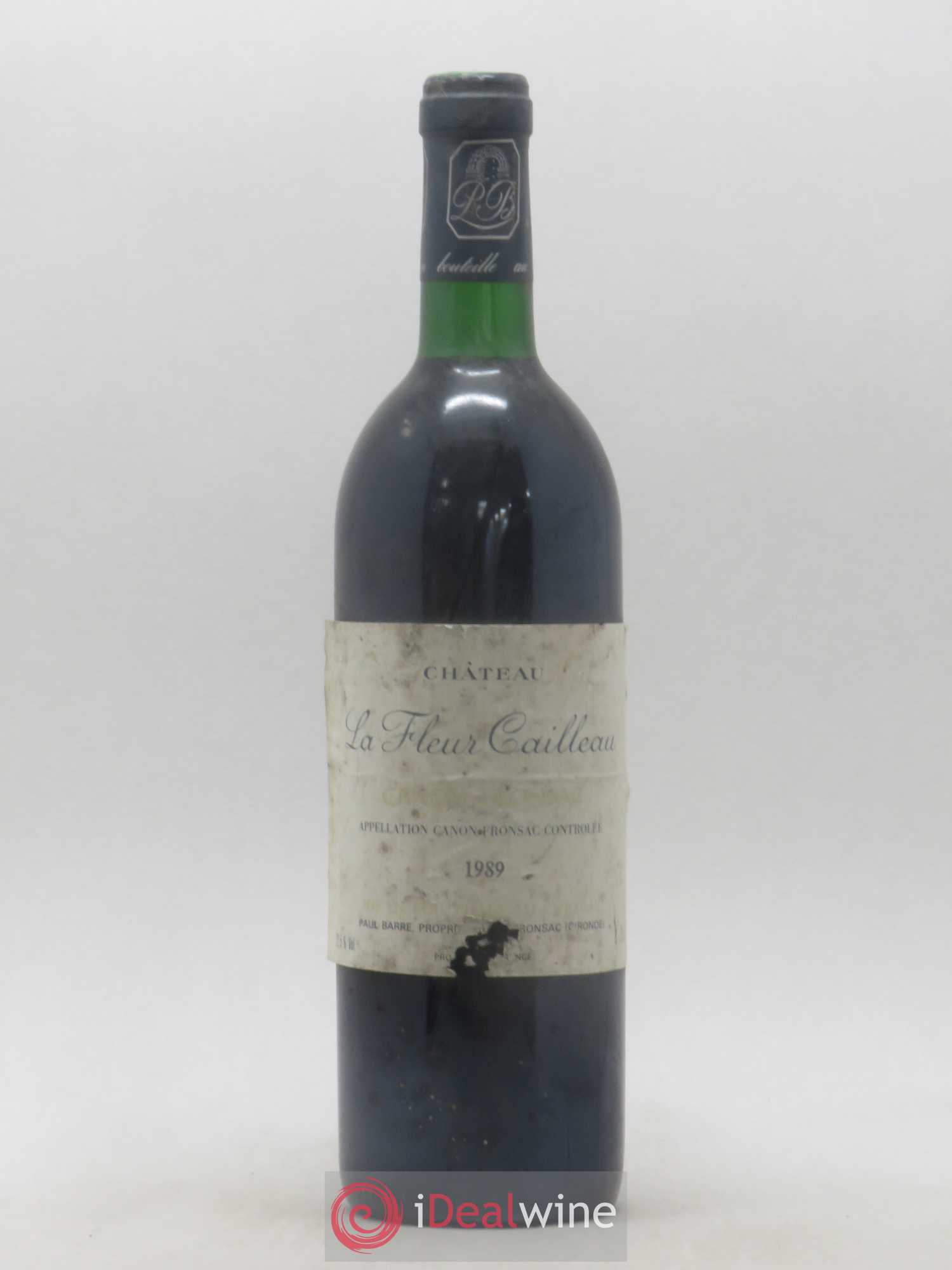 Canon-Fronsac La Fleur Cailleau 1989 - Lot de 1 bouteille - 0