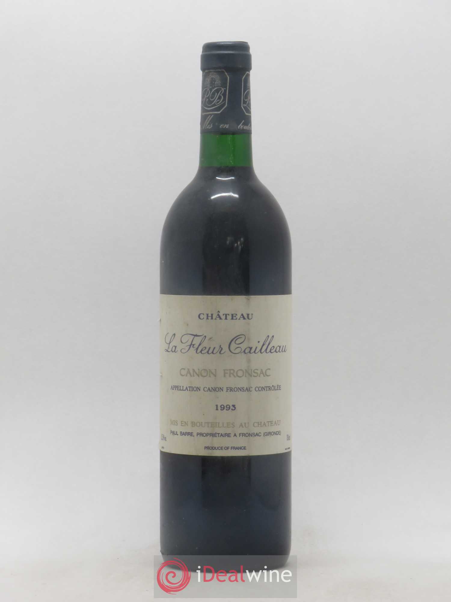 Canon-Fronsac La Fleur Cailleau 1993 - Lot de 1 bouteille - 0