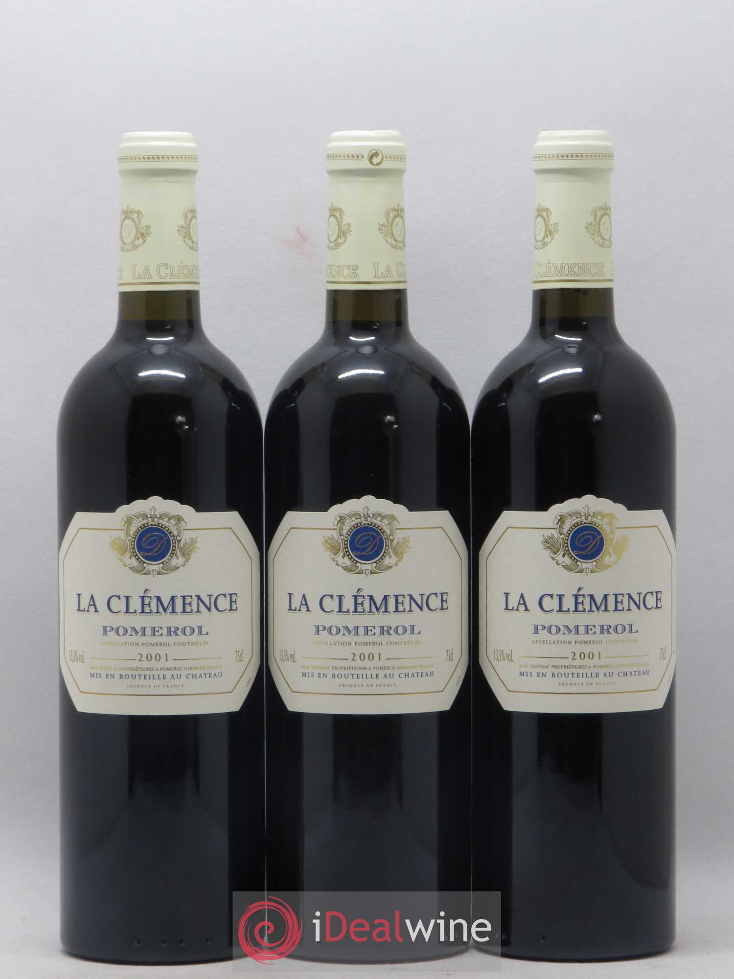 Château La Clémence 2001 - Lot de 12 bouteilles - 1