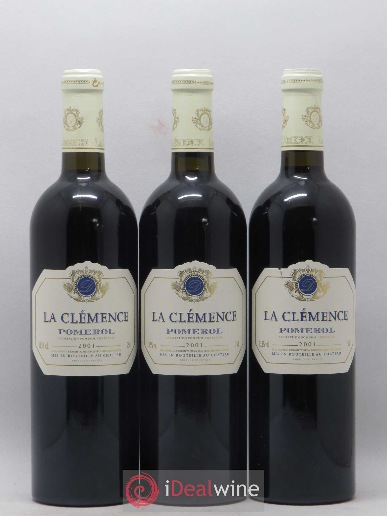 Château La Clémence 2001 - Lot de 12 bouteilles - 2