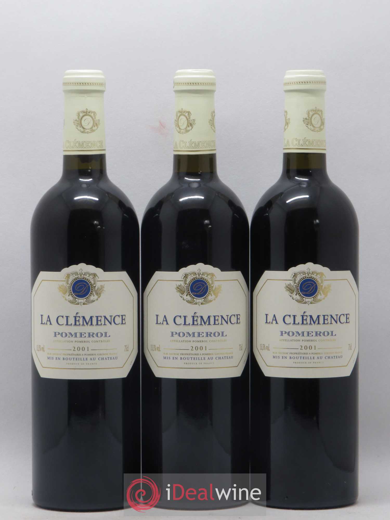Château La Clémence 2001 - Lot de 12 bouteilles - 3