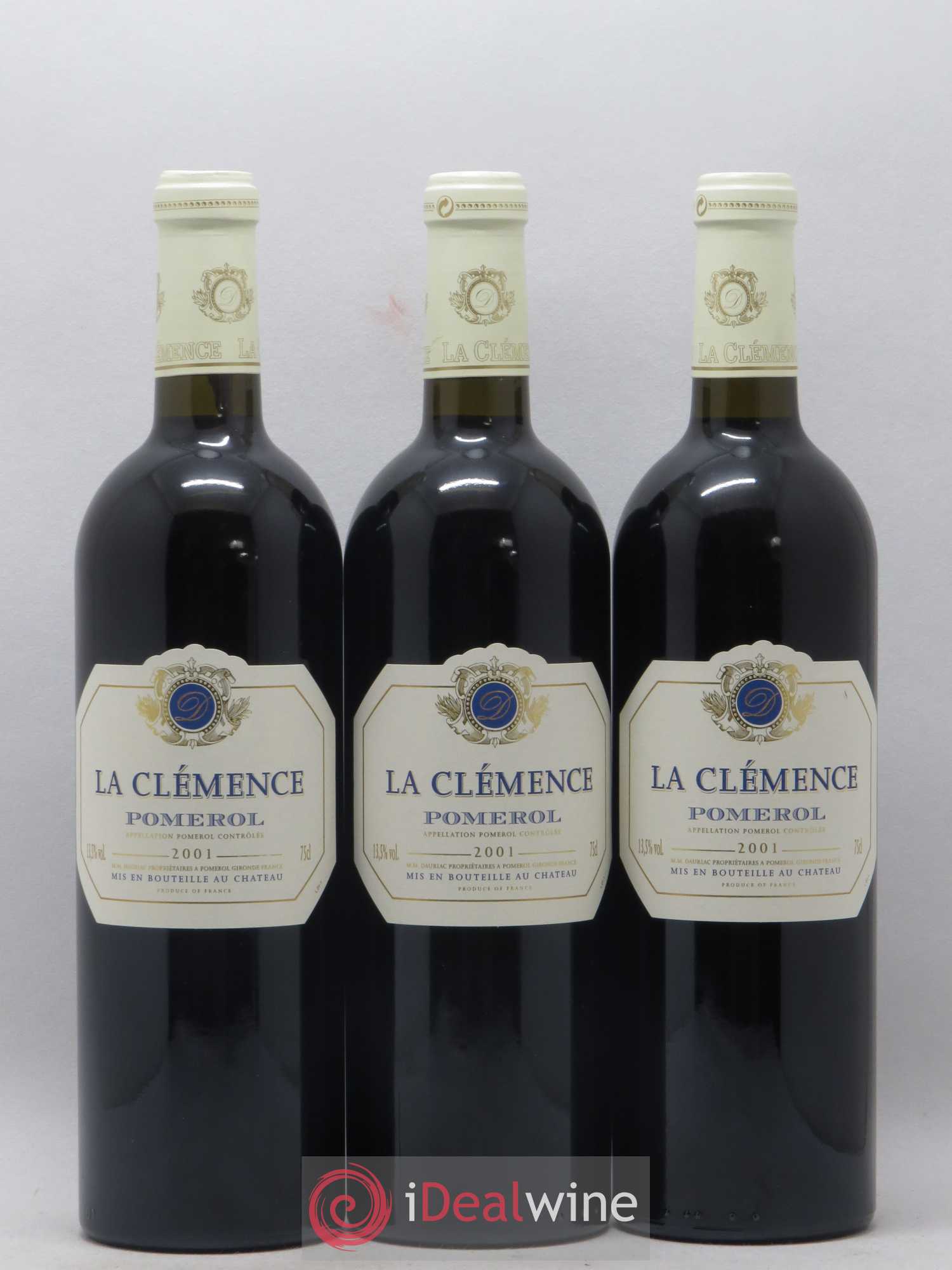 Château La Clémence 2001 - Lot de 12 bouteilles - 4