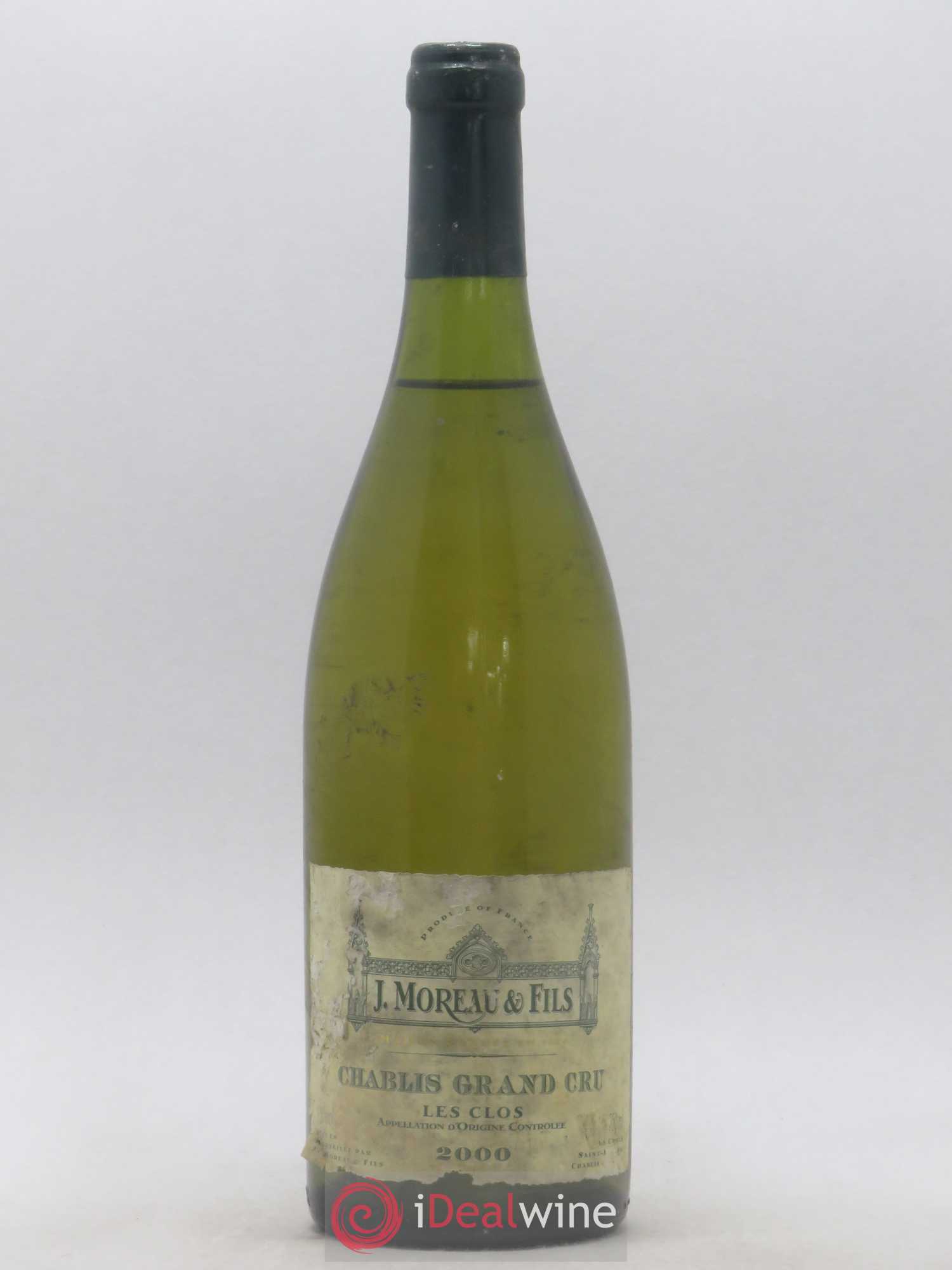 Chablis Grand Cru Les Clos J.Moreau 2000 - Posten von 1 Flasche - 0