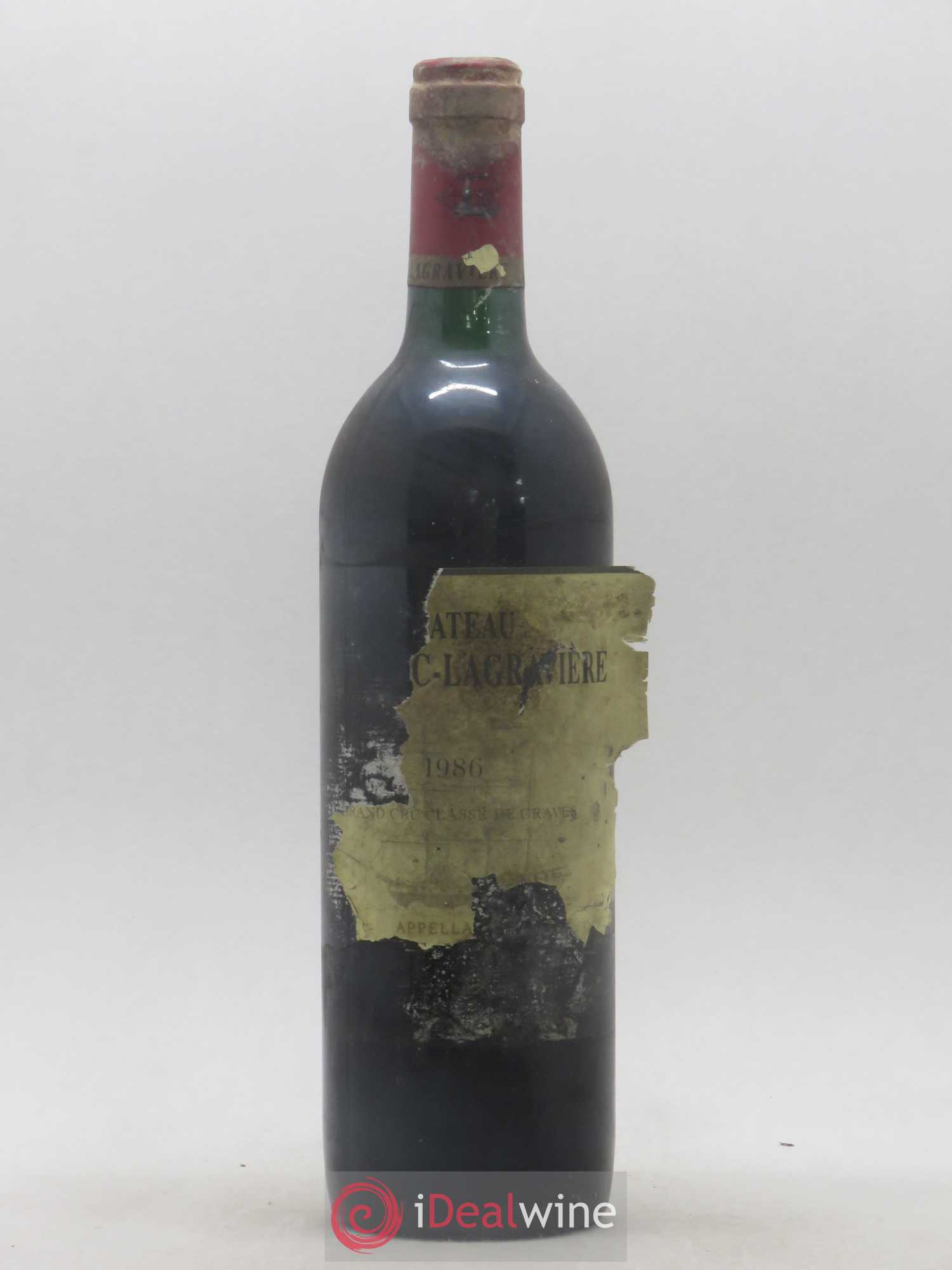 Château Malartic-Lagravière Cru Classé de Graves (sans prix de réserve) 1986 - Lot de 1 bouteille - 0