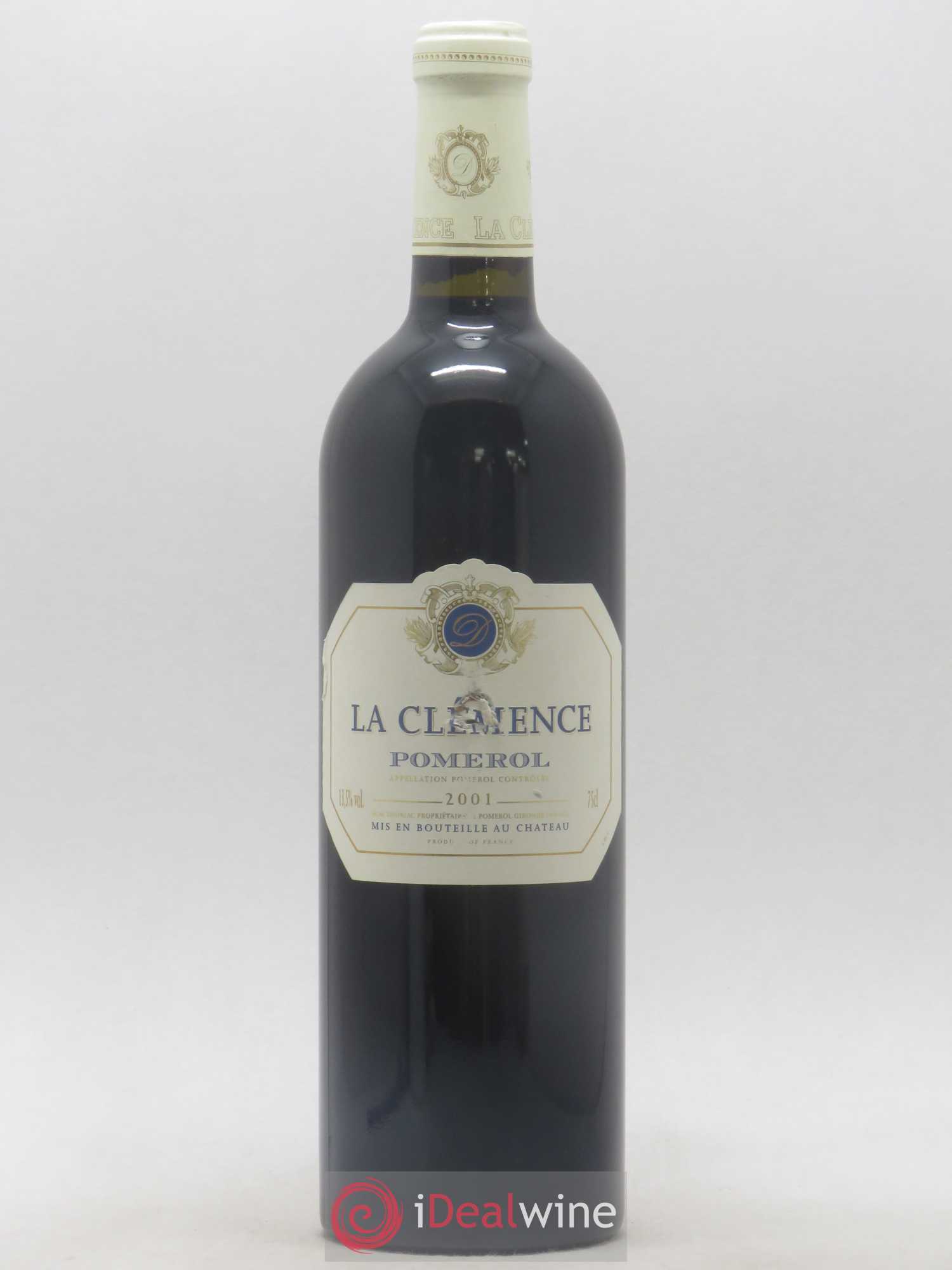 Château La Clémence 2001 - Lot de 1 bouteille - 0