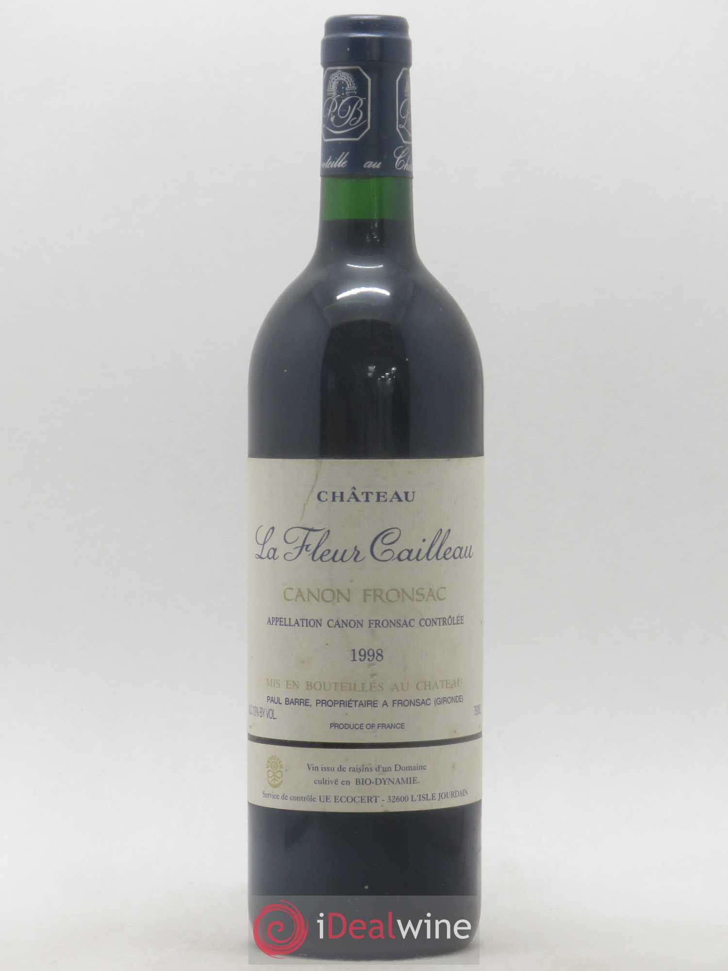 Canon-Fronsac La Fleur Cailleau 1998 - Lot de 1 bouteille - 0