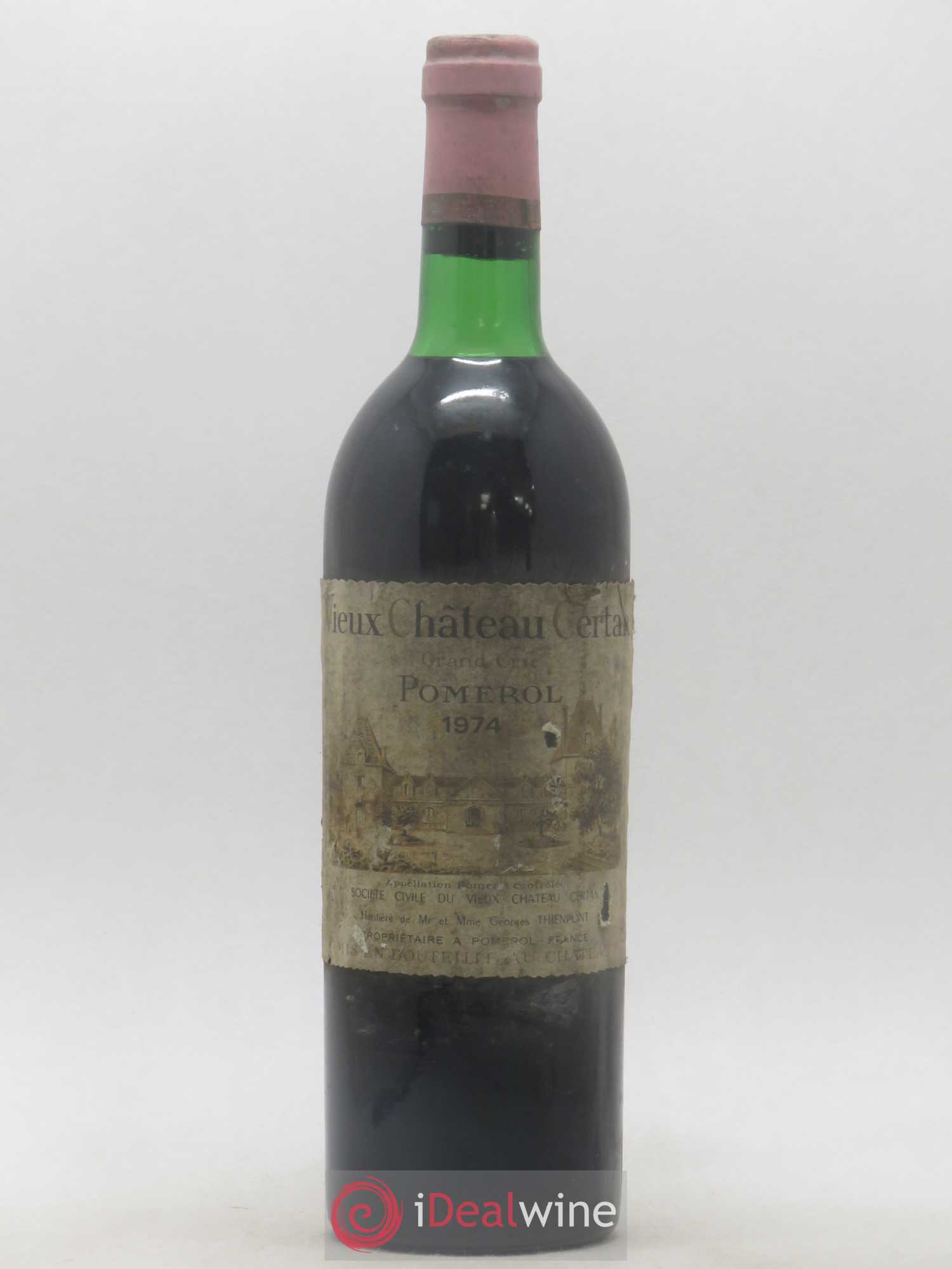 Vieux Château Certan 1974 - Lot de 1 bouteille - 0