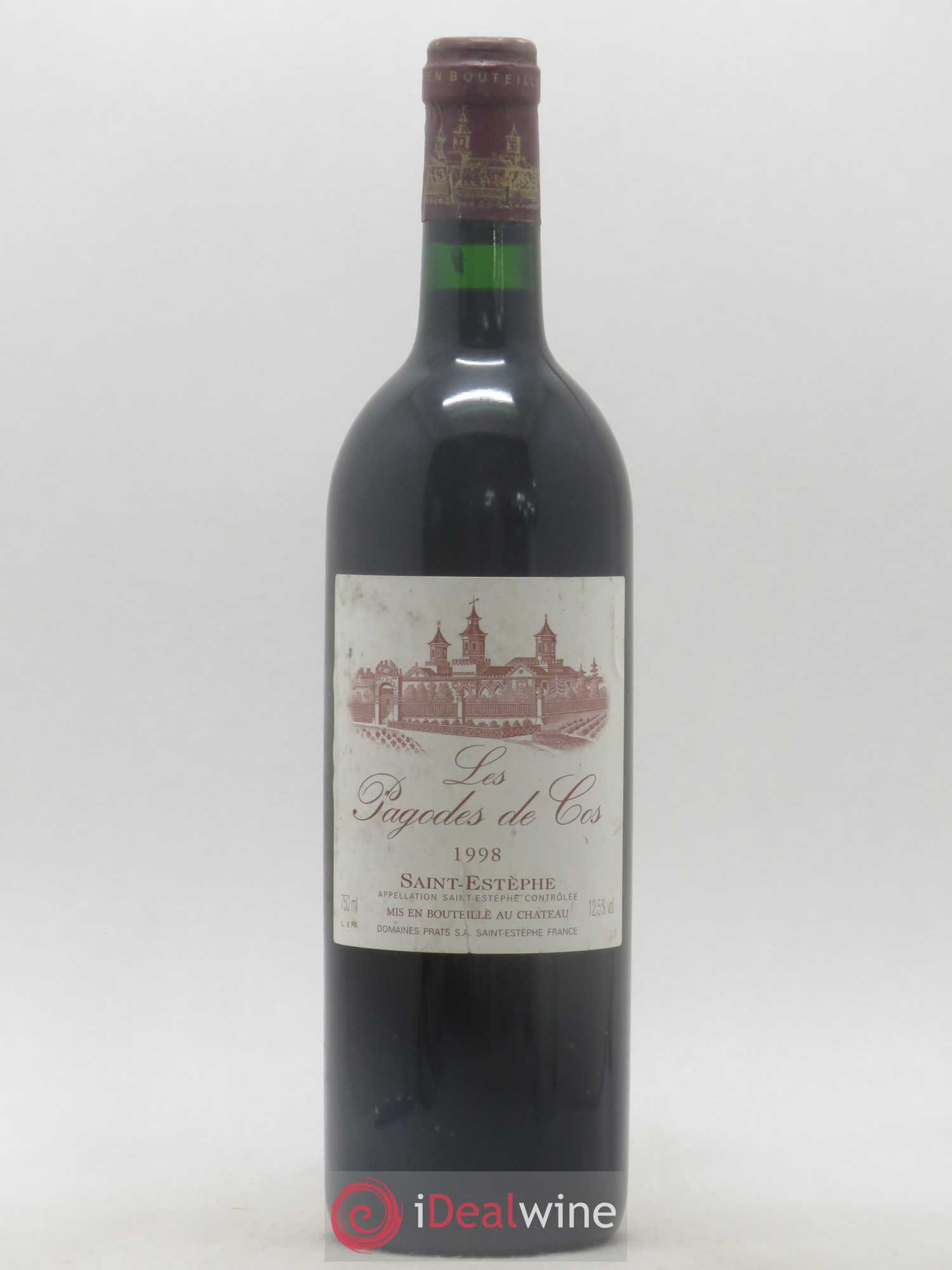 Les Pagodes de Cos Second Vin 1998 - Lot de 1 bouteille - 0