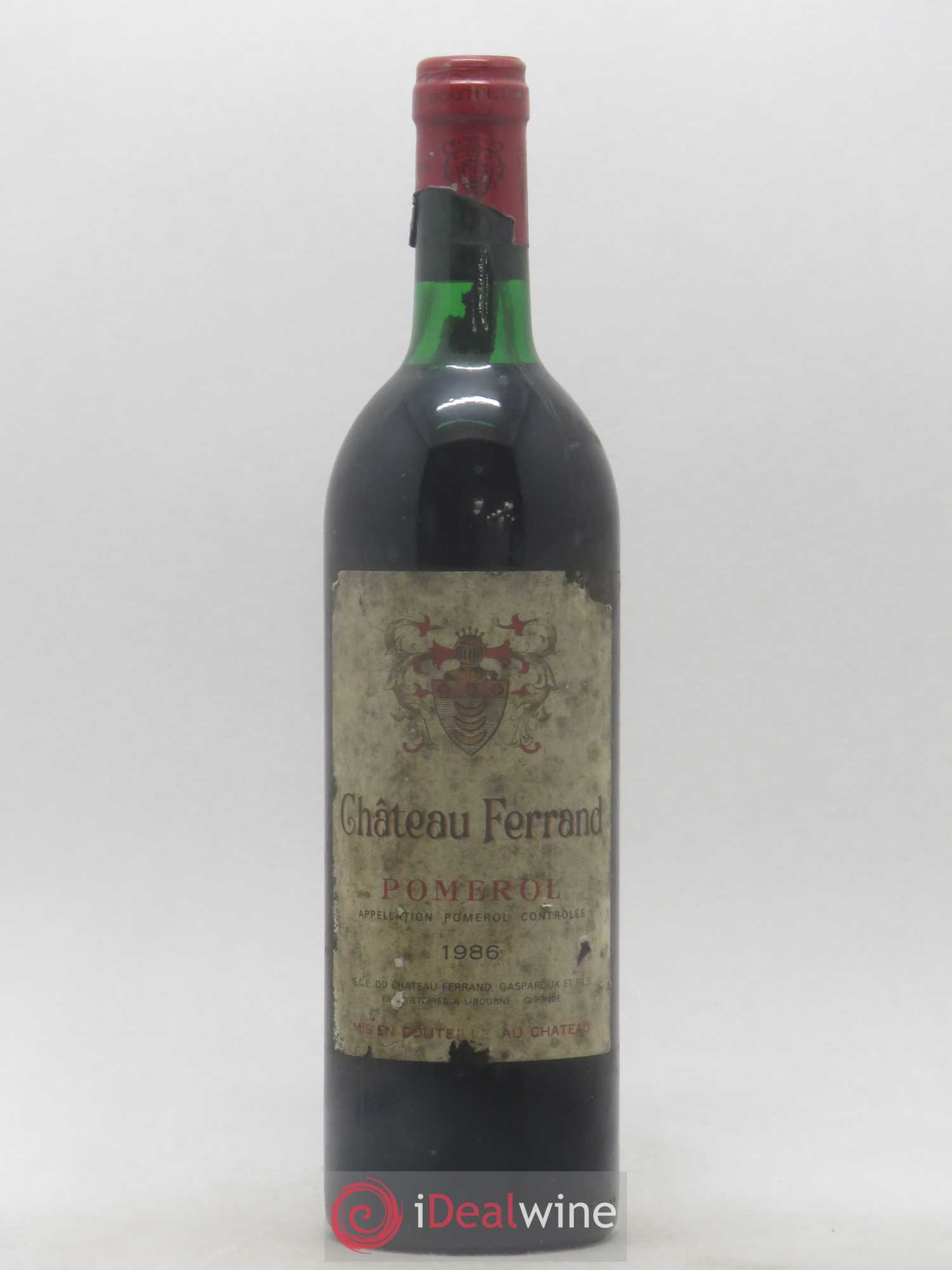 Château Ferrand (sans prix de réserve) 1986 - Lot de 1 bouteille - 0