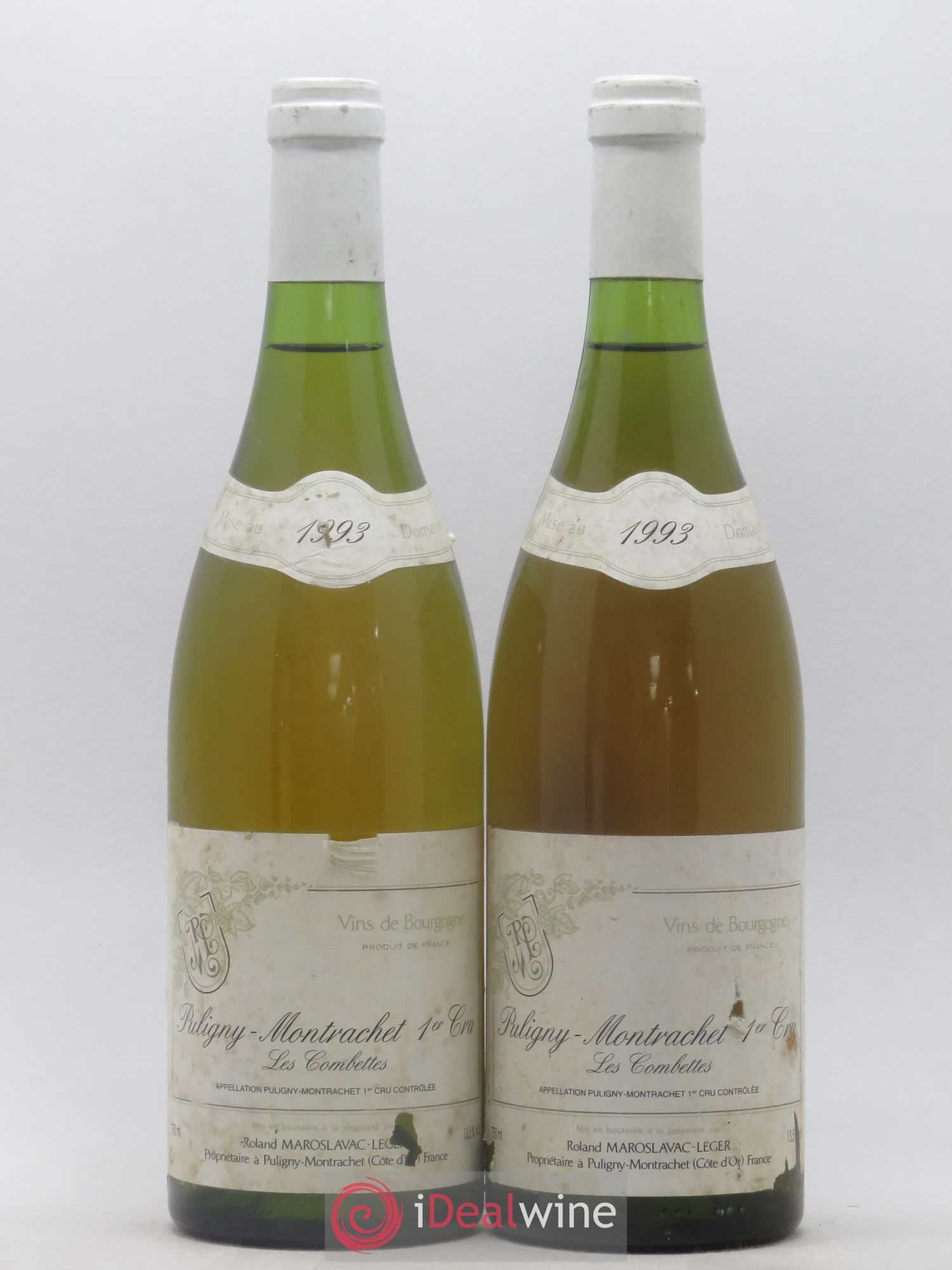 Puligny-Montrachet 1er Cru Les Combettes Maroslavac 1993 - Posten von 2 Flaschen - 0