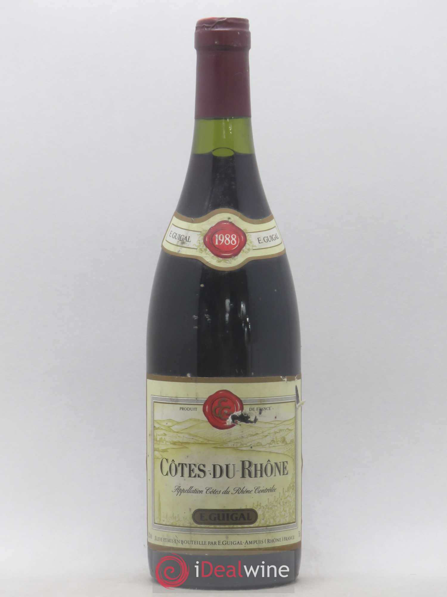 Côtes-du-Rhône Guigal 1988 - Lot de 1 bouteille - 0