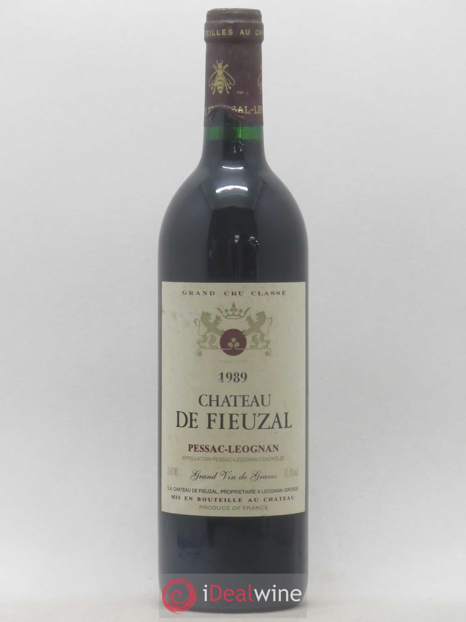 Château de Fieuzal Cru Classé de Graves 1989 - Lot de 1 bouteille - 0
