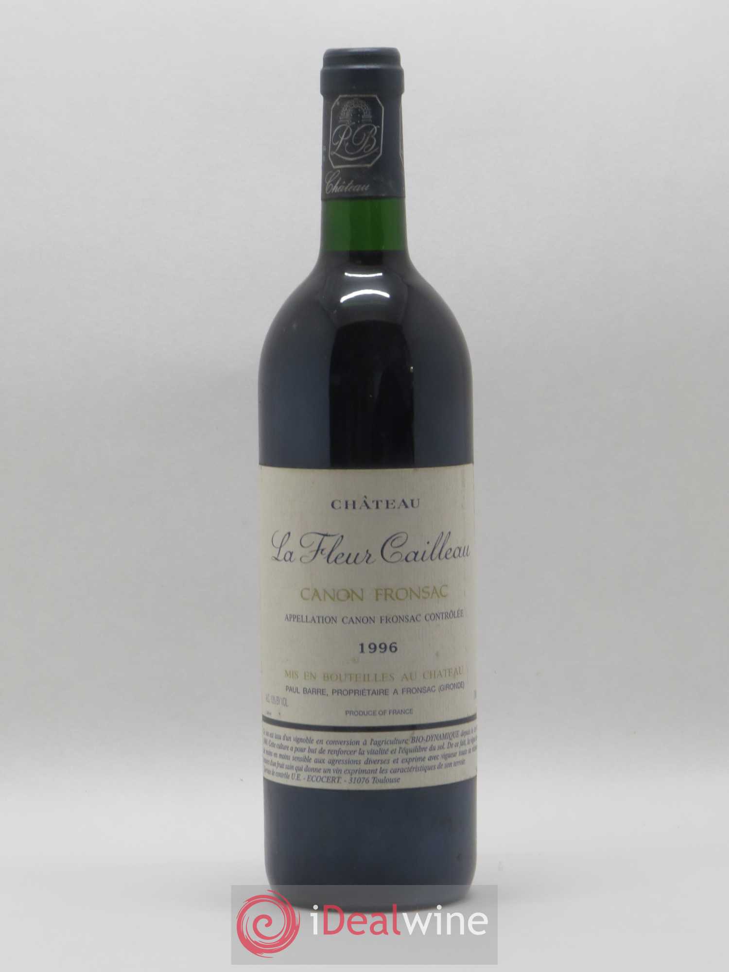 Canon-Fronsac La Fleur Cailleau 1996 - Lot de 1 bouteille - 0