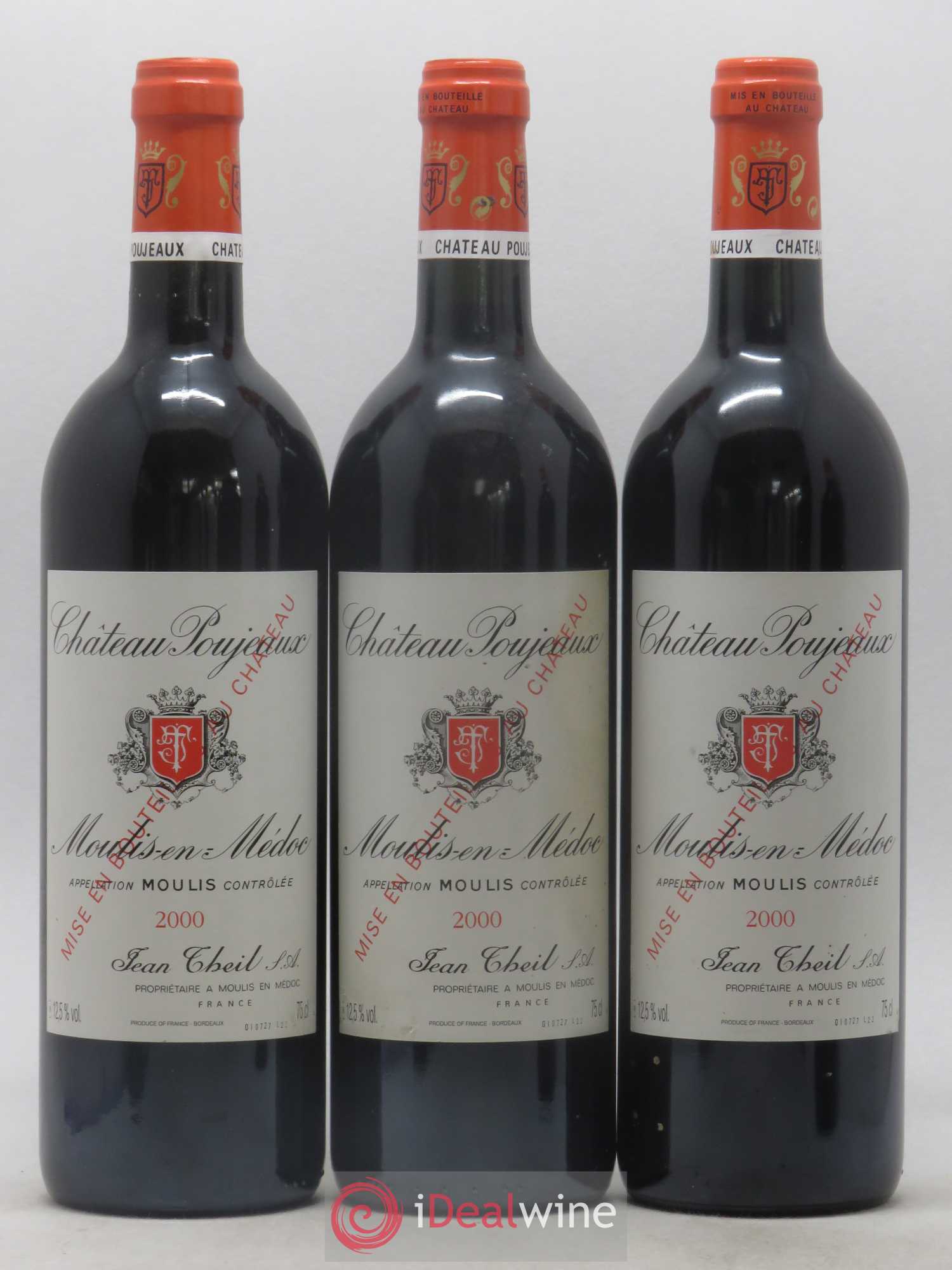 Château Poujeaux 2000 - Lot de 6 bouteilles - 2