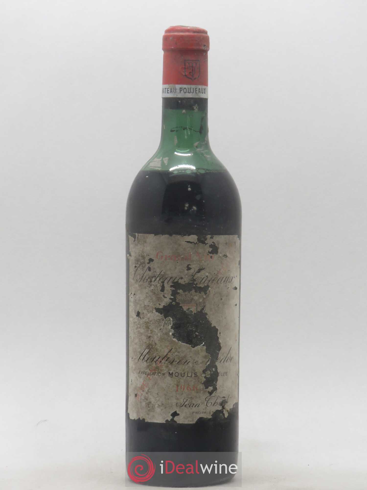 Château Poujeaux 1966 - Lot de 1 bouteille - 0