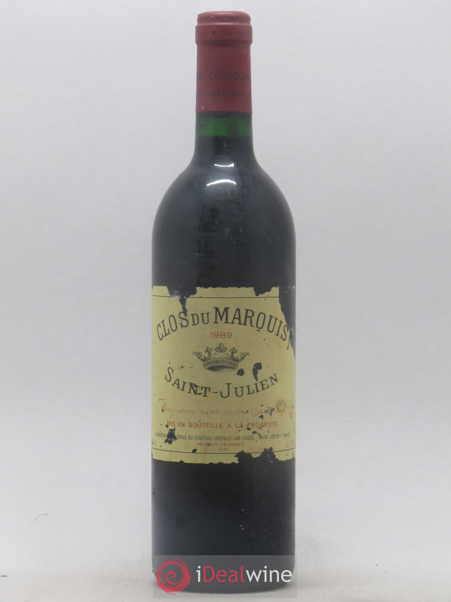 Clos du Marquis 1989 - Lot de 1 bouteille - 0