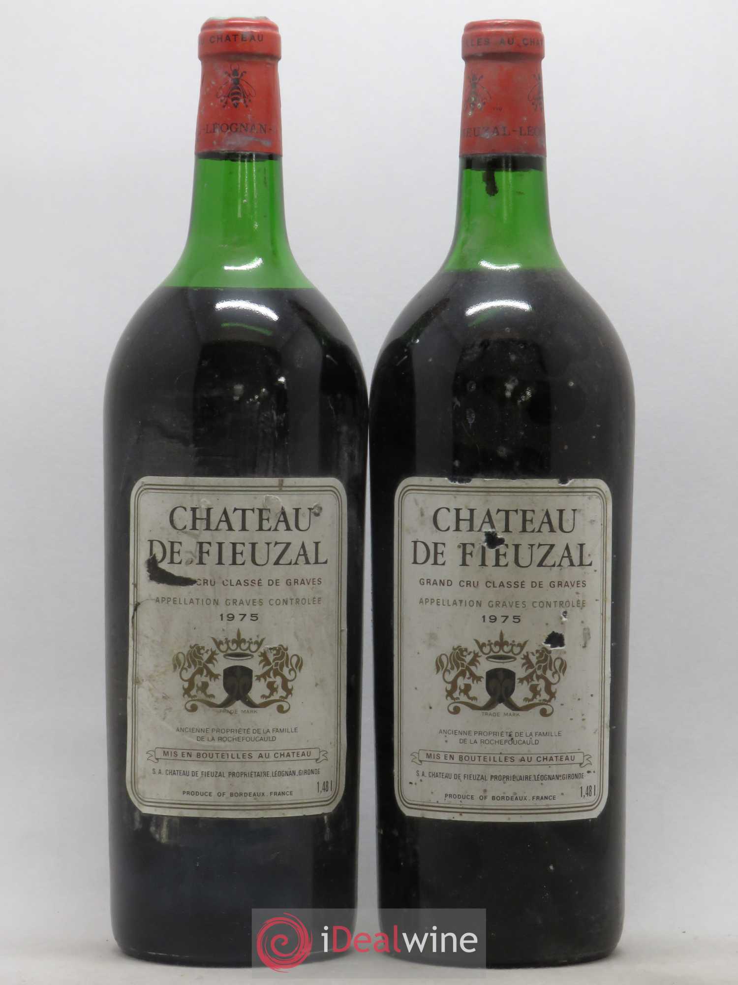 Château de Fieuzal Cru Classé de Graves 1975 - Lot de 2 magnums - 0