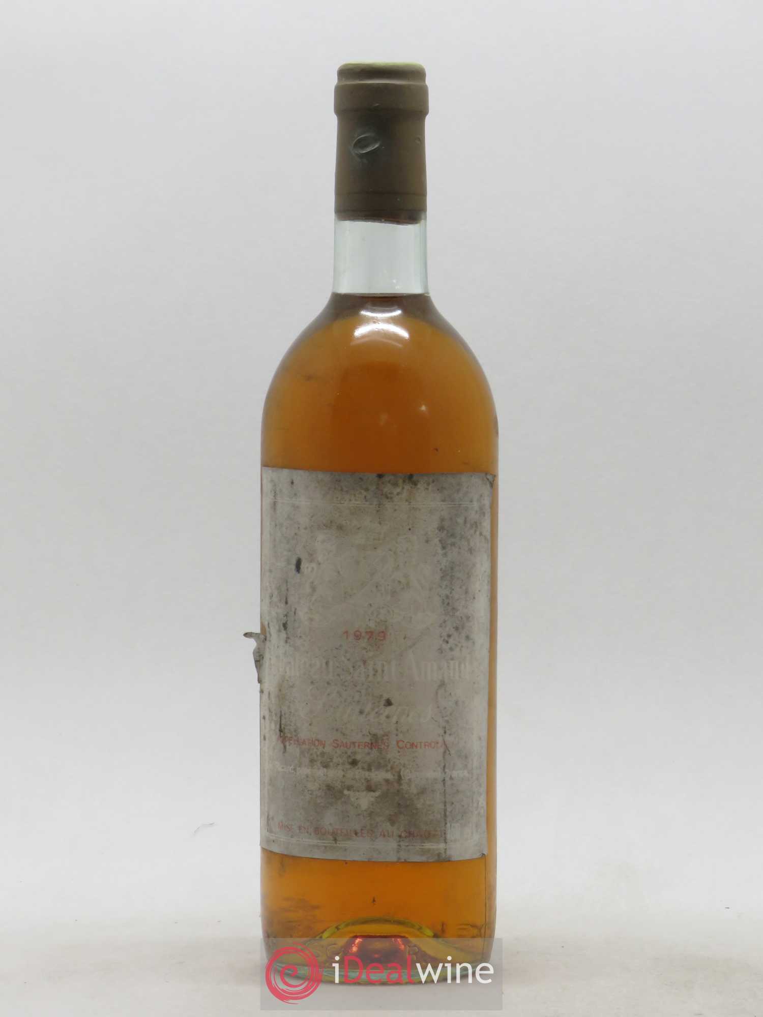 Sauternes Chateau Saint Amand 1979 - Lotto di 1 bottiglia - 0
