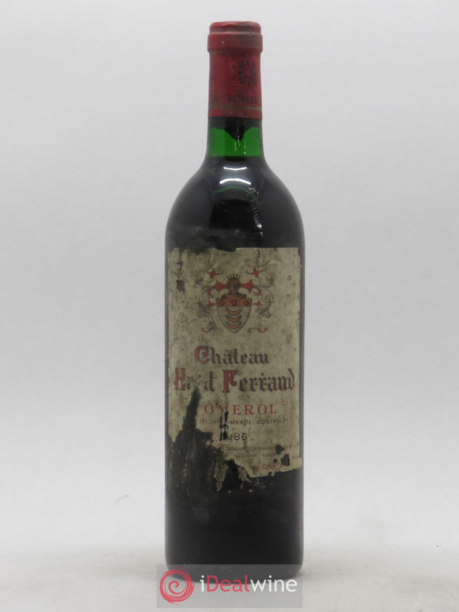Château Haut Ferrand 1986 - Posten von 1 Flasche - 0