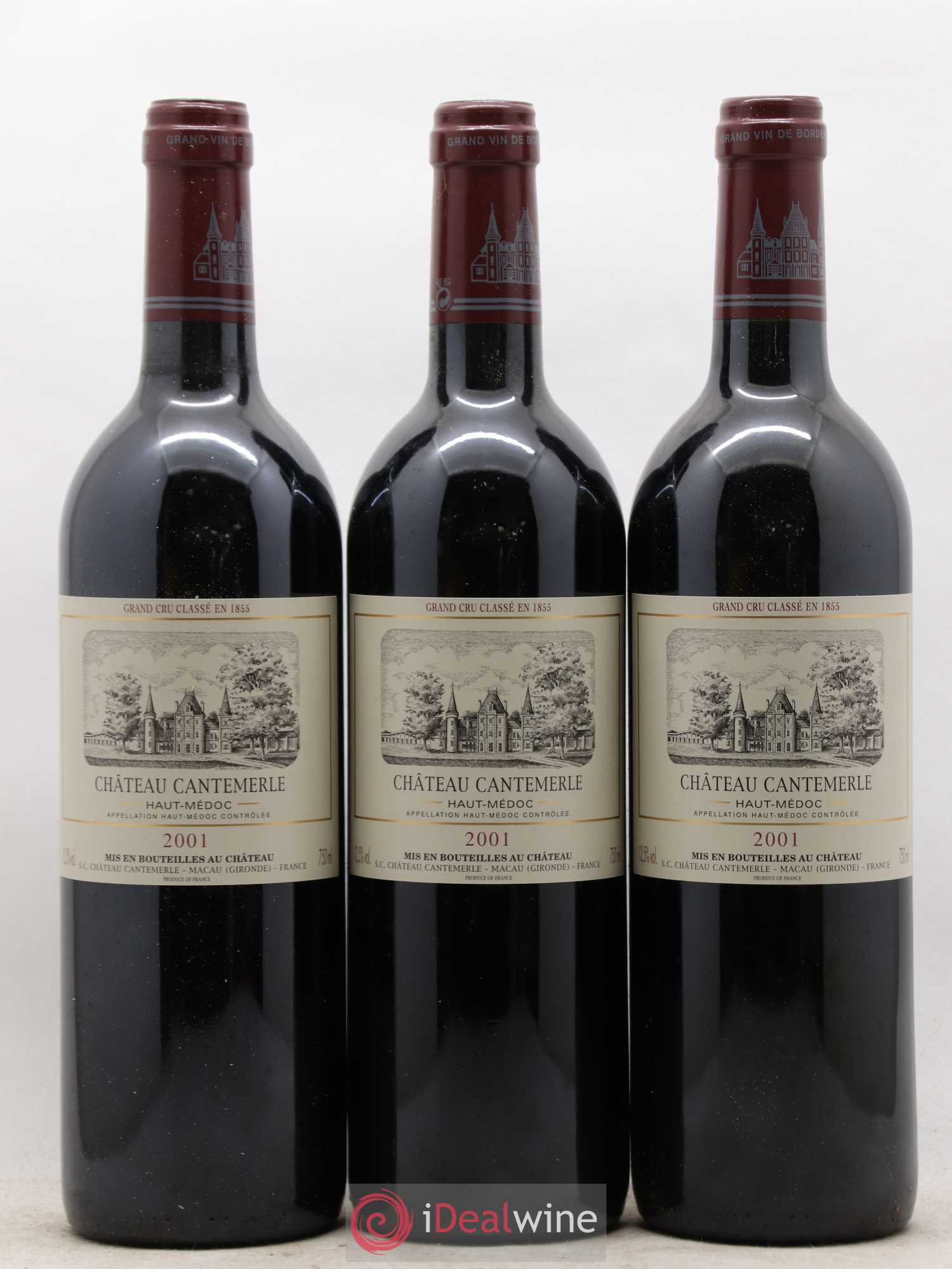Château Cantemerle 5ème Grand Cru Classé 2001 - Lot de 12 bouteilles - 2