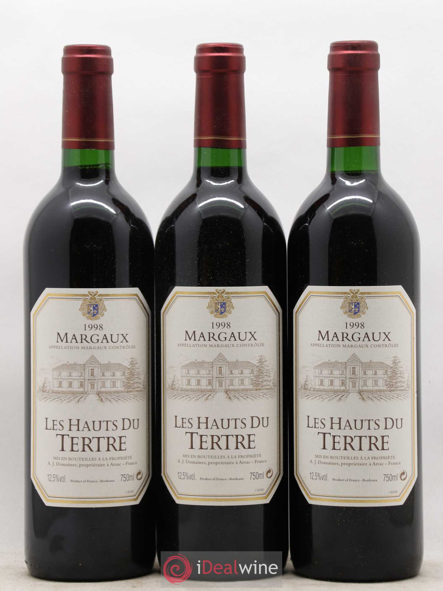 Les Hauts du Tertre 1998 - Lot de 12 bouteilles - 1