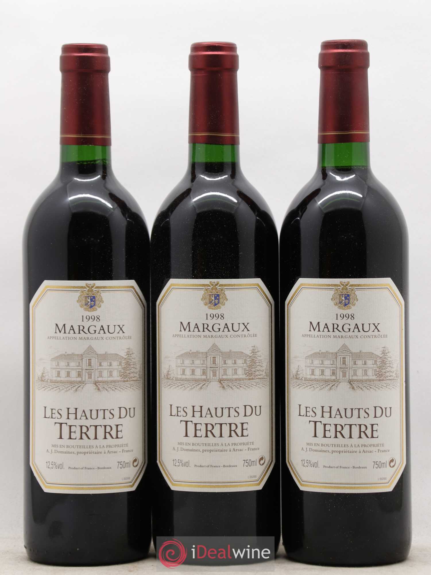 Les Hauts du Tertre 1998 - Lot de 12 bouteilles - 2