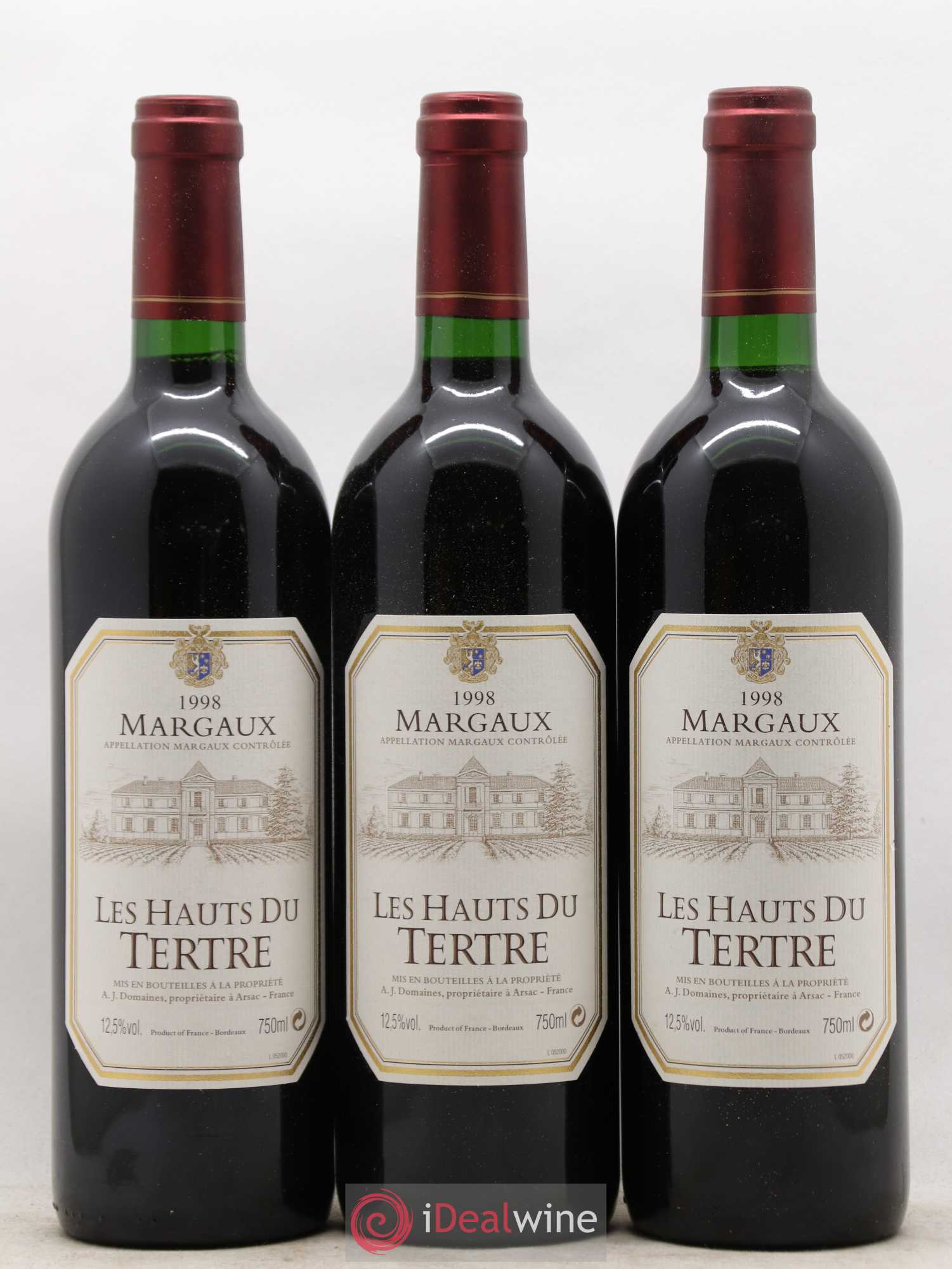 Les Hauts du Tertre 1998 - Lot de 12 bouteilles - 3