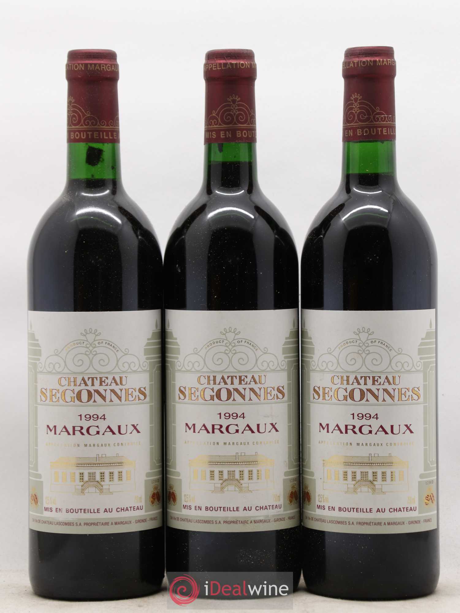 Château Segonnes 1994 - Lot de 12 bouteilles - 2