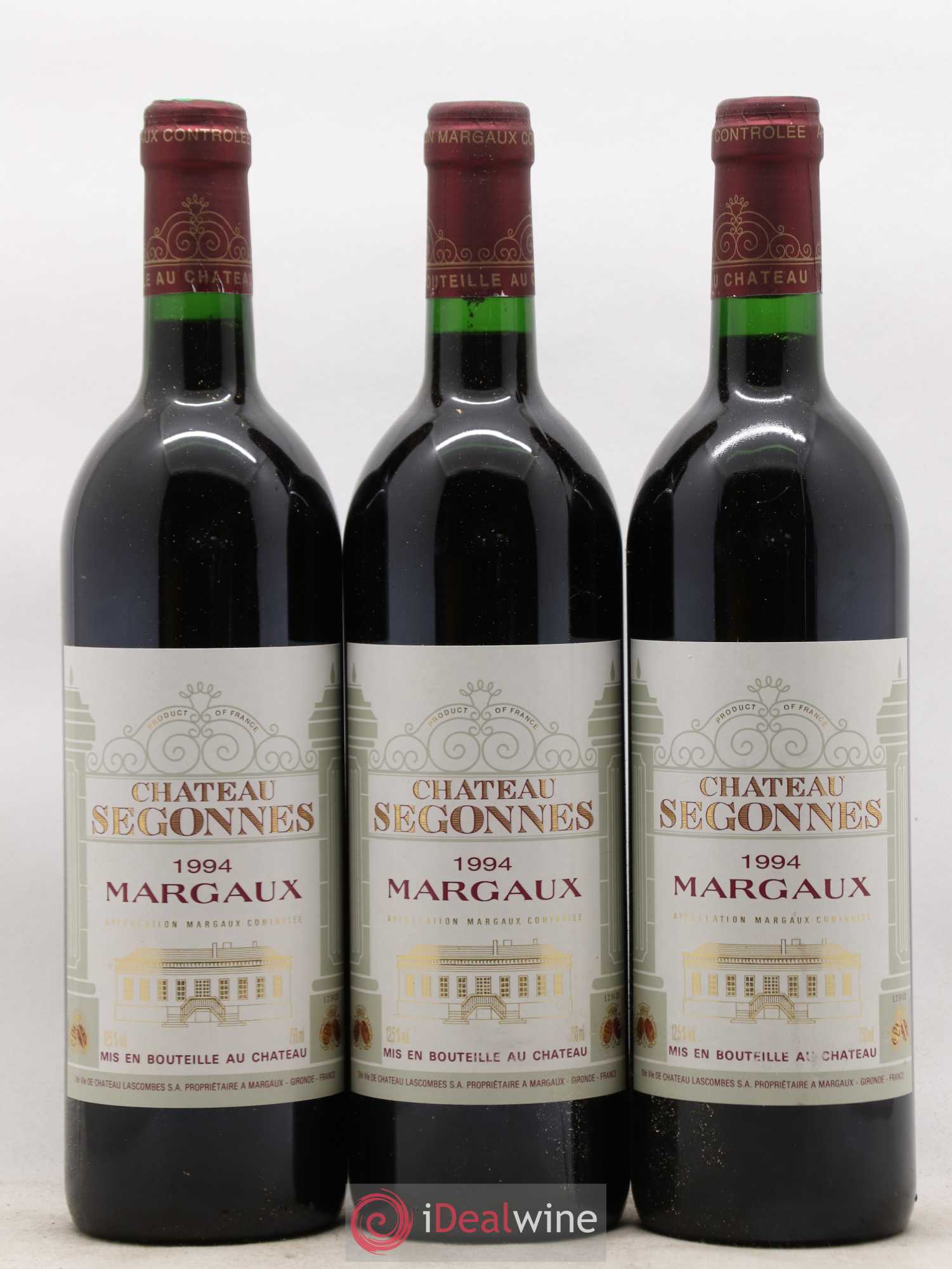 Château Segonnes 1994 - Lot de 12 bouteilles - 4
