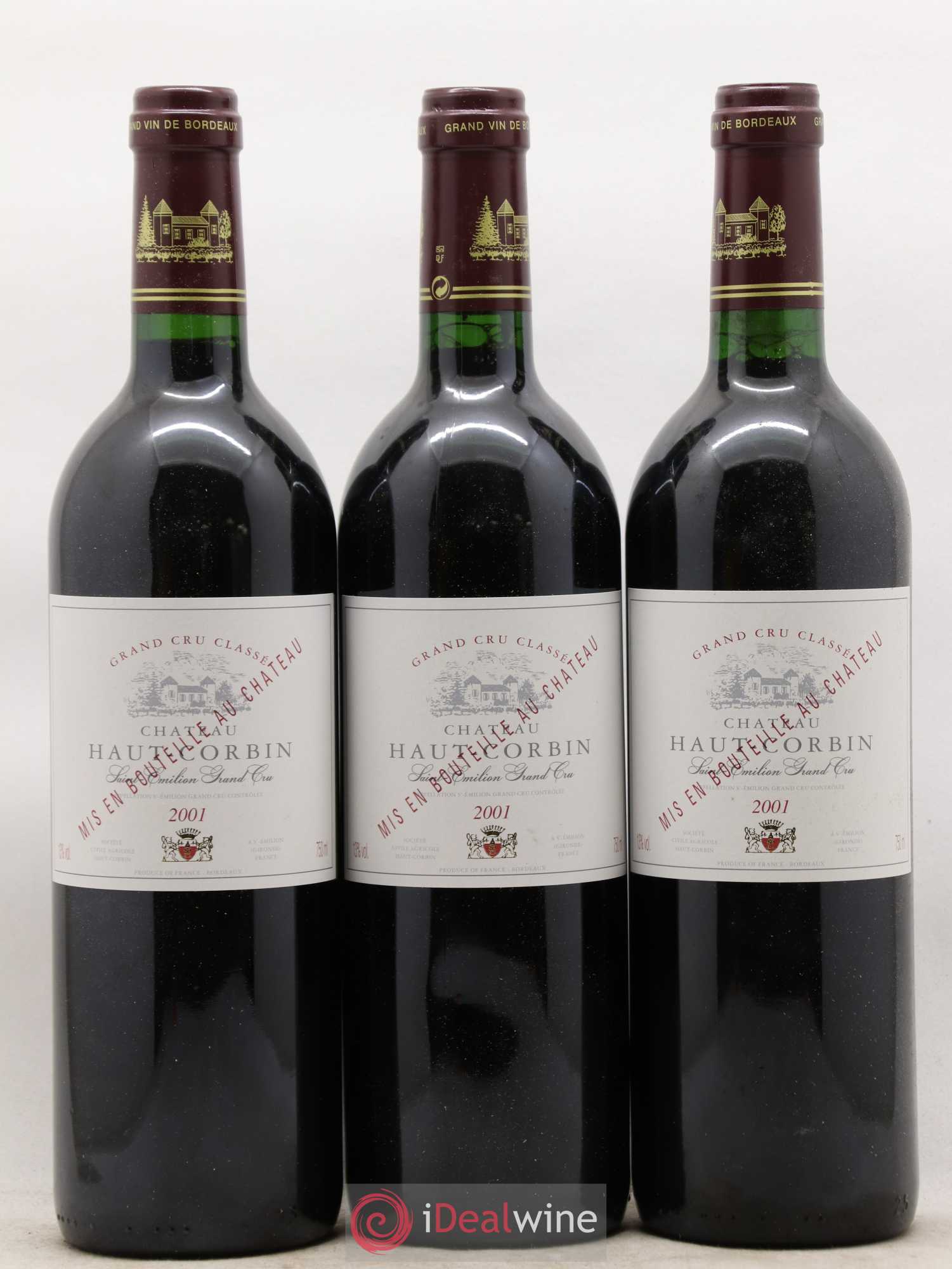 Château Haut Corbin Grand Cru (sans prix de réserve) 2001 - Lot de 12 bouteilles - 4