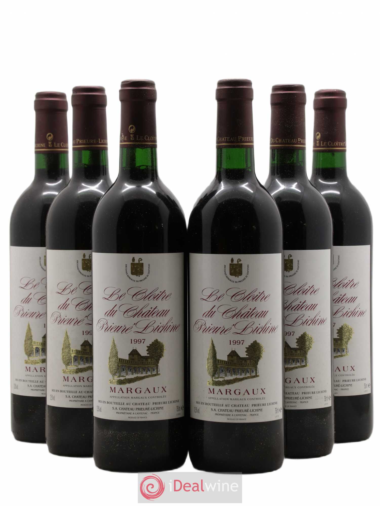 Cloître de Prieuré Lichine 1997 - Lot de 6 bouteilles - 0