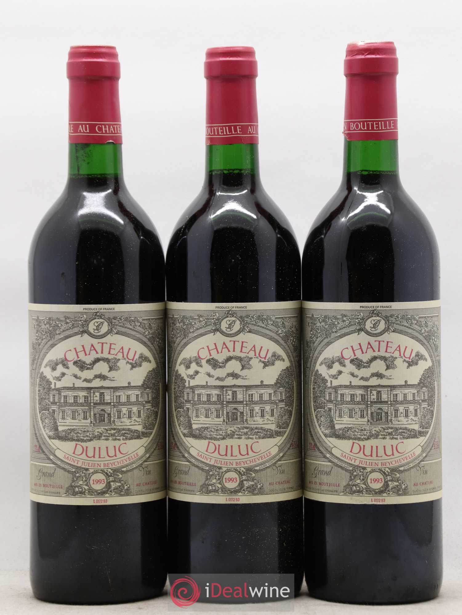 Duluc de Branaire Second Vin (sans prix de réserve) 1993 - Lot de 12 bouteilles - 2