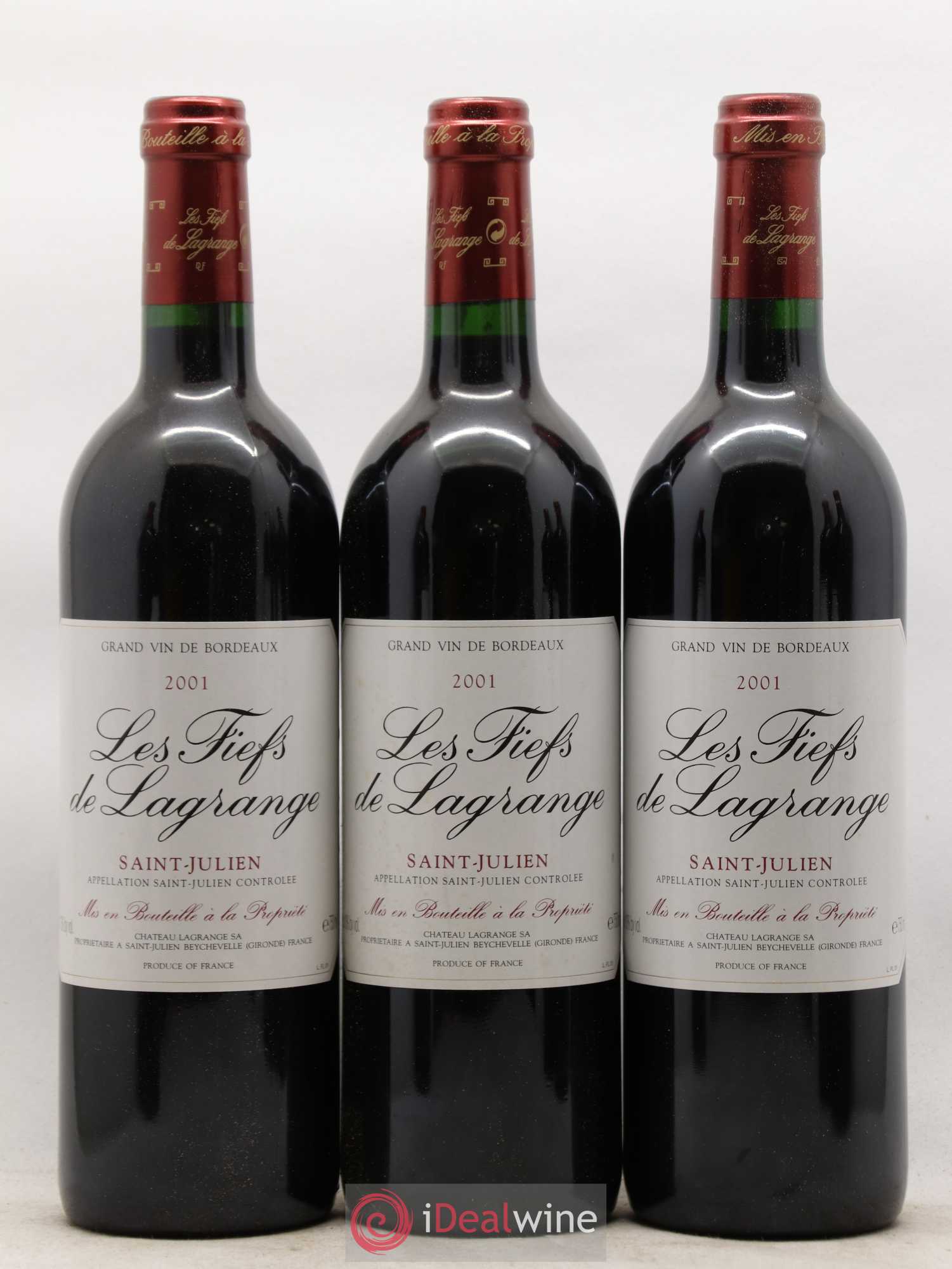 Les Fiefs de Lagrange Second Vin 2001 - Lot de 6 bouteilles - 1