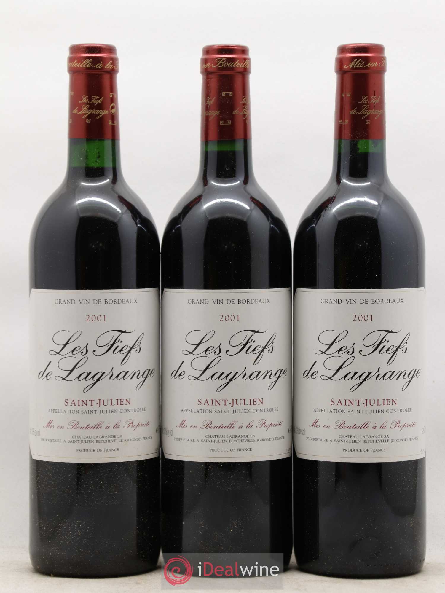 Les Fiefs de Lagrange Second Vin 2001 - Lot de 6 bouteilles - 2